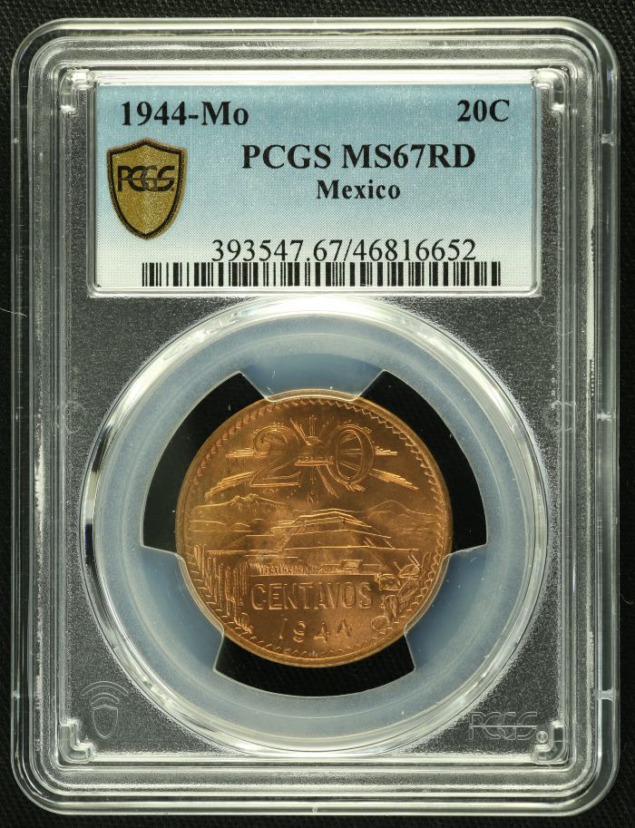 Modern Silver Minors Centavo Mo Pcgs Ms Rd World