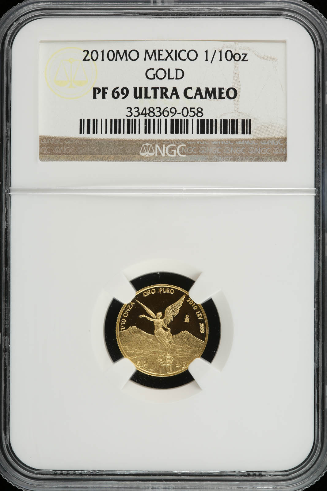 Mexican Coins Mexican Coins Modern Gold Modern Gold 1/10 Oz. 2010 Mo NGC PF69 ULTRA CAMEO KM672 28259 Modern Gold 1/10 Oz. 2010 Mo NGC PF69 ULTRA CAMEO KM672 28259Modern Gold 1/10 Oz. 2010 Mo NGC PF69 ULTRA CAMEO KM672 28259