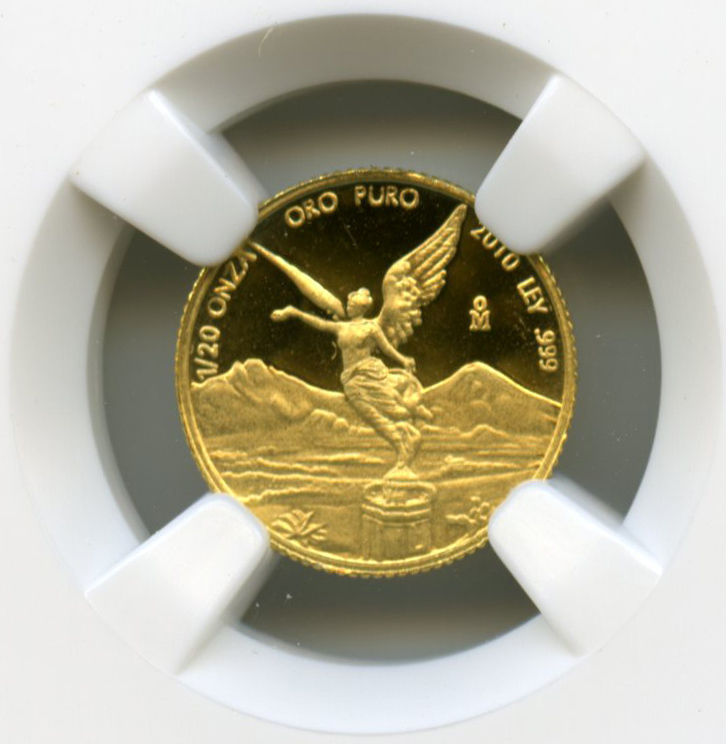 Mexican Coins Mexican Coins Modern Gold Modern Gold 1/20 OZ. 2010 Mo NGC PF69 ULTRA CAMEO KM0671 28300 Modern Gold 1/20 OZ. 2010 Mo NGC PF69 ULTRA CAMEO KM0671 28300Modern Gold 1/20 OZ. 2010 Mo NGC PF69 ULTRA CAMEO KM0671 28300