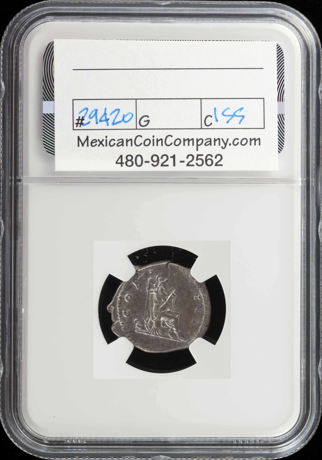 Ancient Coins Roman Imperial Roman Imperial Hadrian 117-138 AD AR Denarius NGC AU 29420 Roman Imperial Hadrian 117-138 AD AR Denarius NGC AU 29420Roman Imperial Hadrian 117-138 AD AR Denarius NGC AU 29420 - Image 2