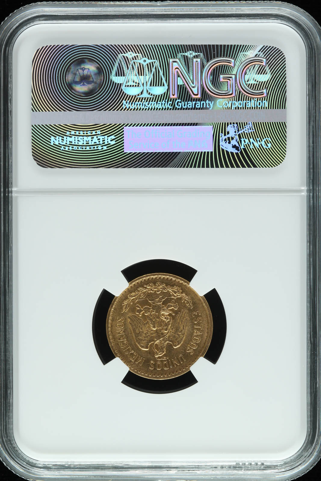 Mexican Coins Mexican Coins Modern Gold Modern Gold 5 Peso 1906 M NGC AU58 KMO464 30421 Modern Gold 5 Peso 1906 M NGC AU58 KMO464 30421Modern Gold 5 Peso 1906 M NGC AU58 KMO464 30421 - Image 2