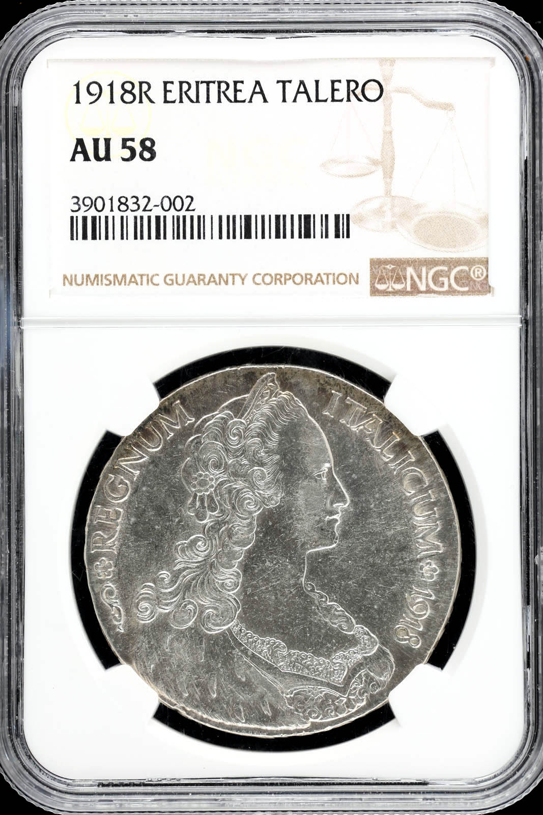 Africa Italy/San Marino/Vatican Other World Coins World Coins Eritrea Talero 1918 R NGC AU58 KM5 33939 Eritrea Talero 1918 R NGC AU58 KM5 33939Eritrea Talero 1918 R NGC AU58 KM5 33939