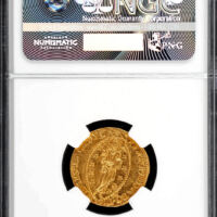 Italy AV Zecchino (Ducat) (1553-1554) Venice NGC MS 66 Fr. 1251