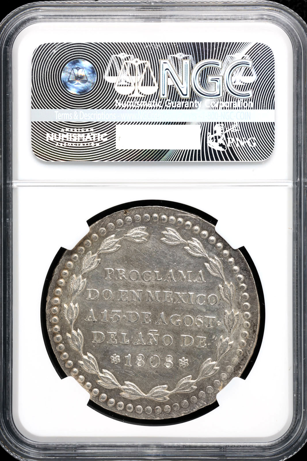 Medals & Tokens Mexican Coins Mexican Coins Medals & Tokens Proclamation Medal 1808 NGC MS61 Grove F-13 35123 Medals & Tokens Proclamation Medal 1808 NGC MS61 Grove F-13 35123Medals & Tokens Proclamation Medal 1808 NGC MS61 Grove F-13 35123 - Image 2