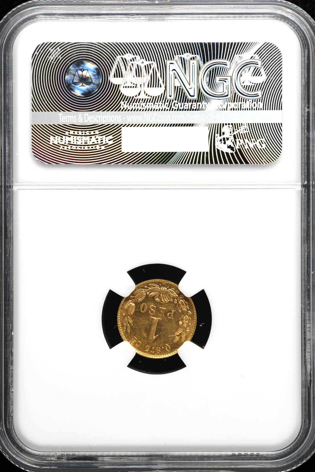 Mexican Coins Mexican Coins Republic Gold Republic Gold 1 Peso 1901 Cn Q NGC MS63 KM410.2 35629 Republic Gold 1 Peso 1901 Cn Q NGC MS63 KM410.2 35629Republic Gold 1 Peso 1901 Cn Q NGC MS63 KM410.2 35629 - Image 2