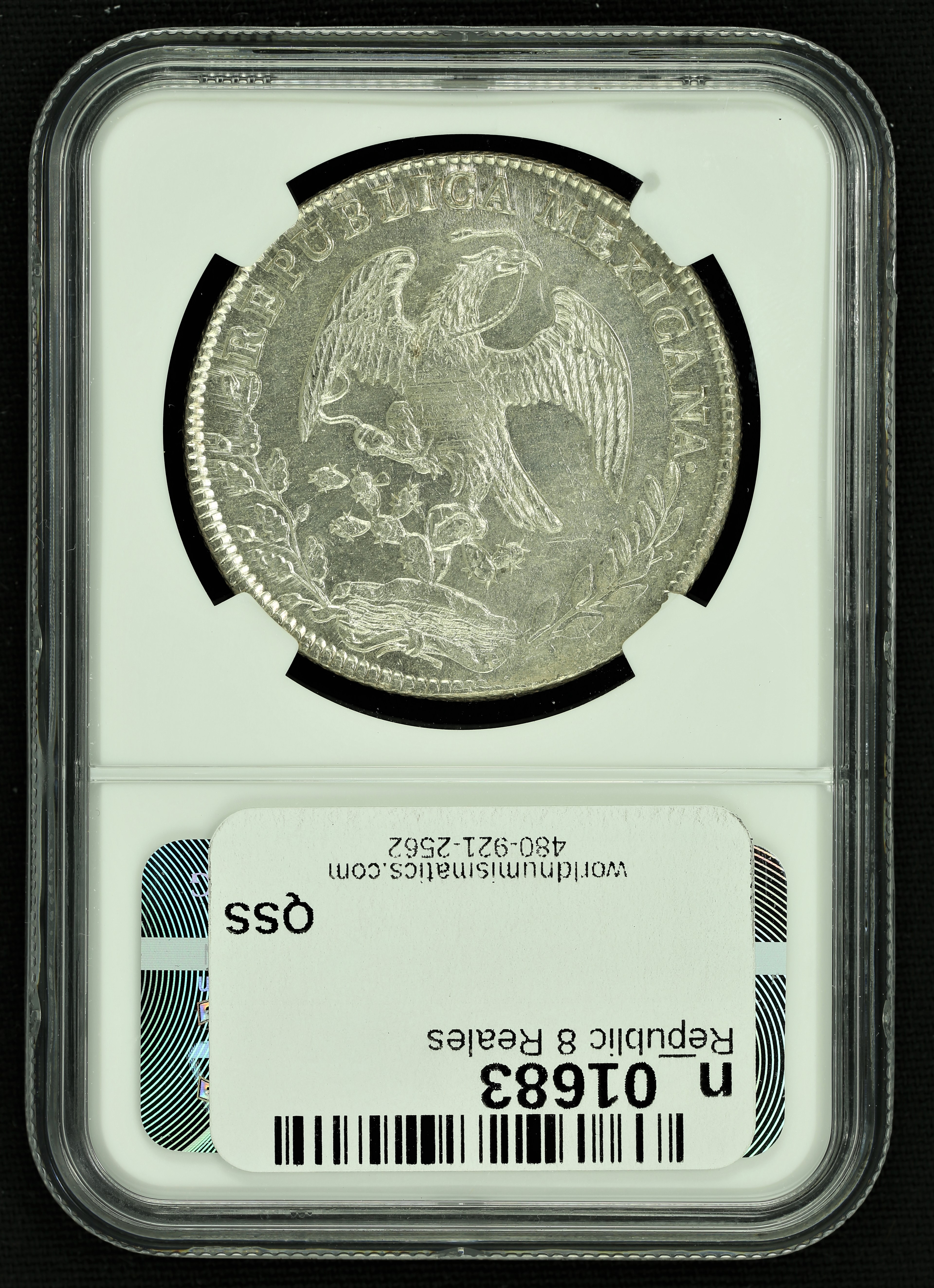 Republic 8 Reales 8 Reales 1846 Mo MF NGC MS63 n_01683 – World ...