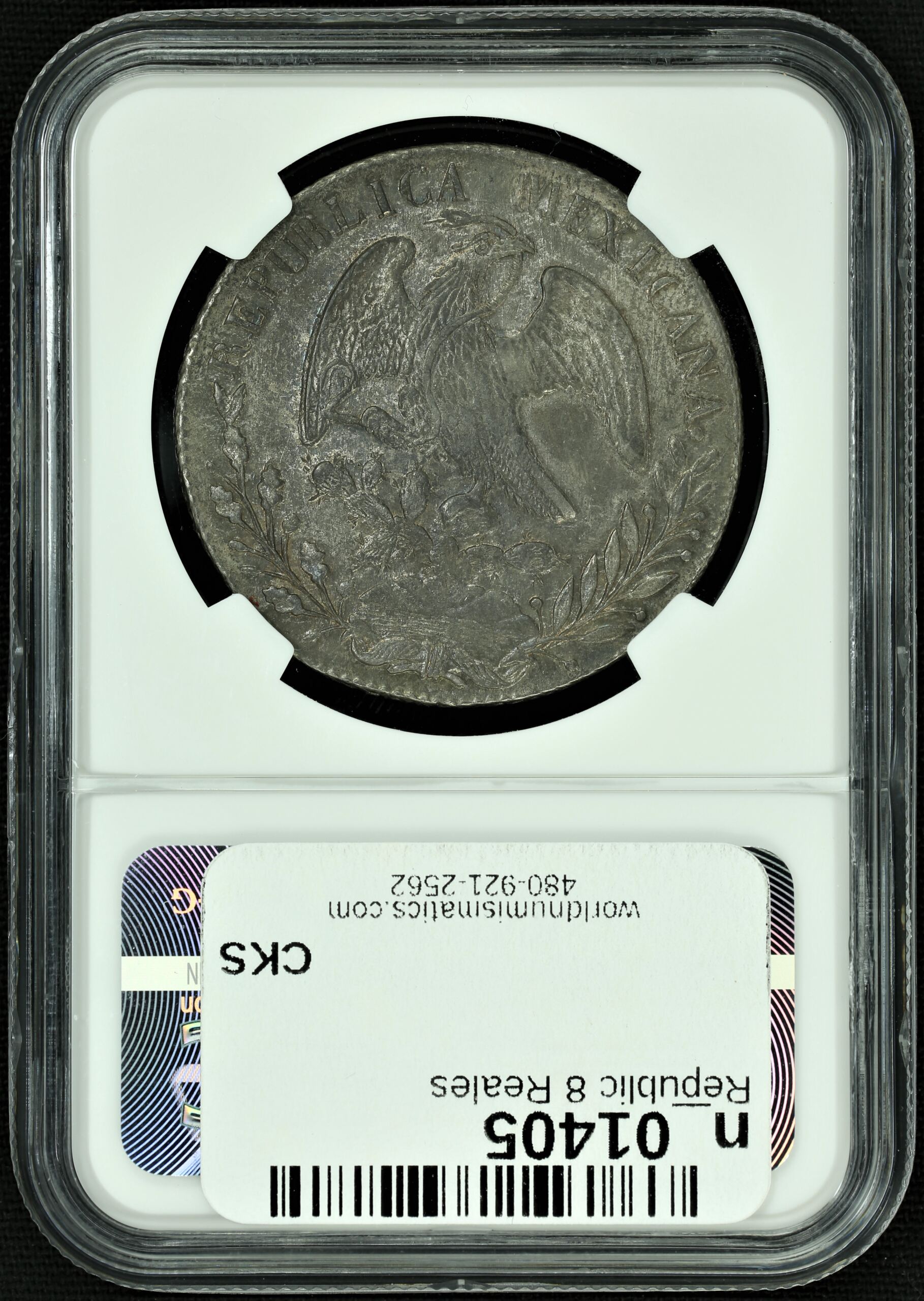 Republic 8 Reales 8 Reales 1848/7 Do RM NGC AU58 n_01405 | World