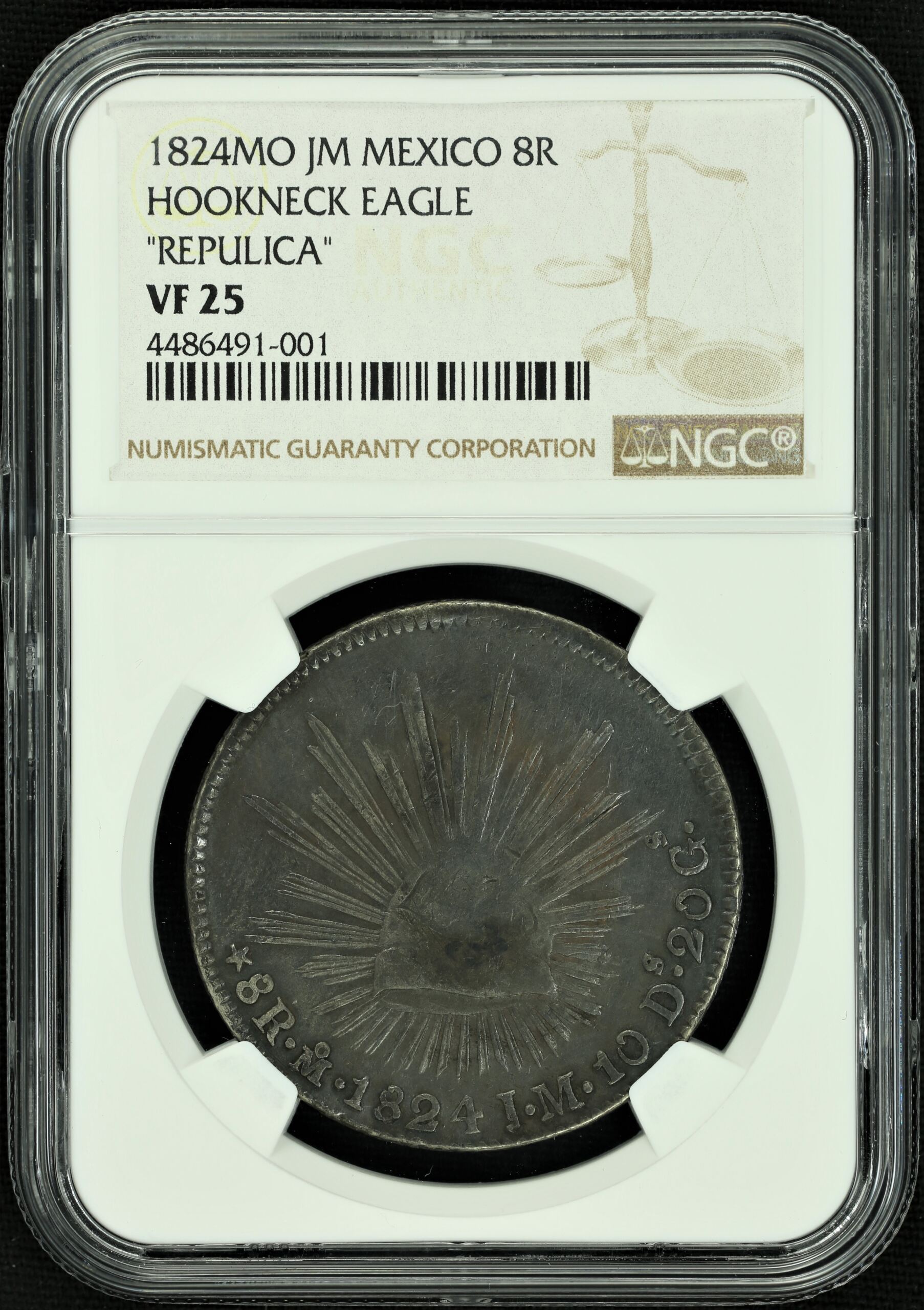 Mexican Coins Mexico City Republic 8 Reales Republic 8 Reales 8 Reales 1824 Mo JM NGC VF25 n_01899 Republic 8 Reales 8 Reales 1824 Mo JM NGC VF25 n_01899Republic 8 Reales 8 Reales 1824 Mo JM NGC VF25 n_01899