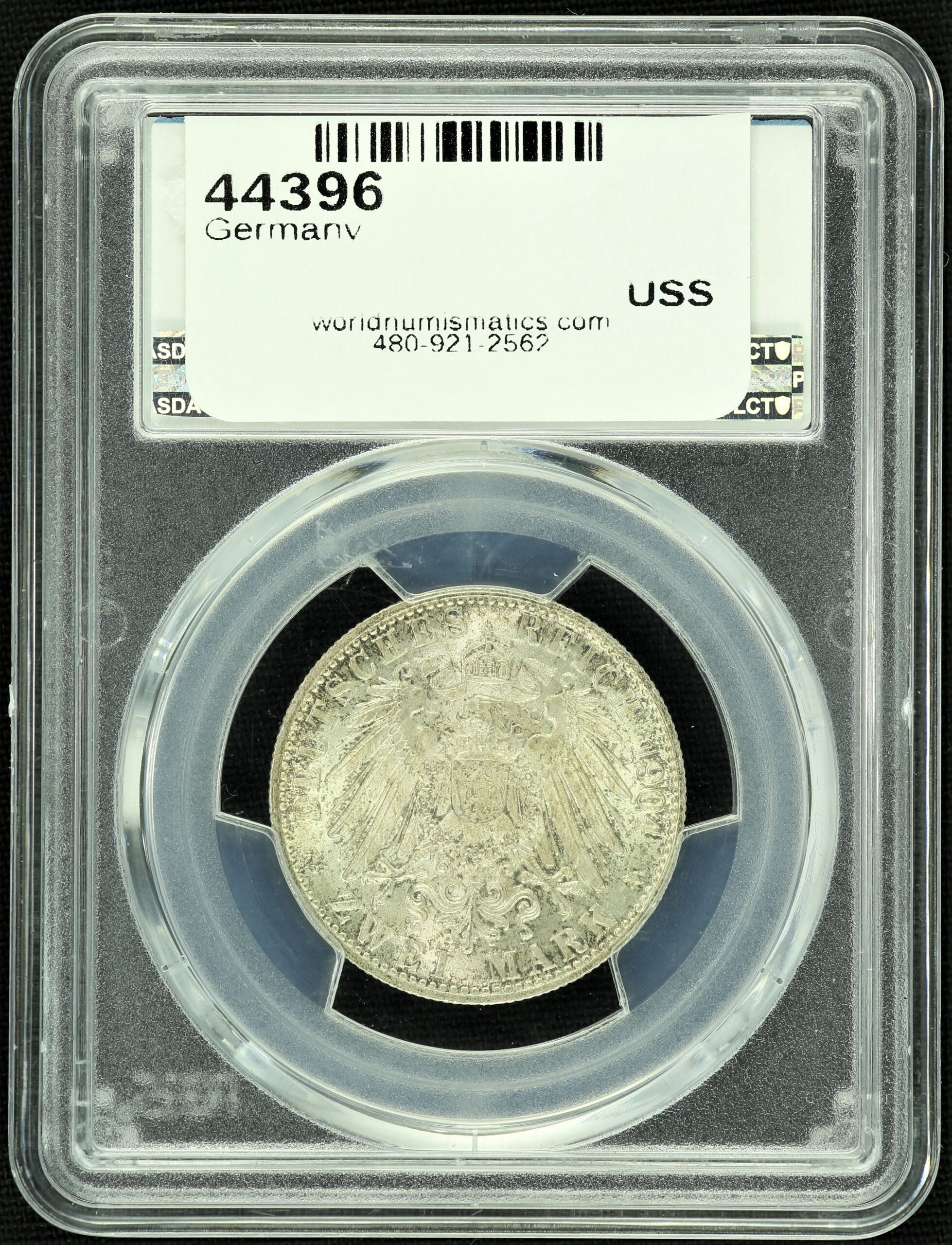 Europe Germany World Coins Europe Germany Bremen 2 Mark 1904 J PCGS MS67 44396 Europe Germany Bremen 2 Mark 1904 J PCGS MS67 44396Europe Germany Bremen 2 Mark 1904 J PCGS MS67 44396 - Image 2