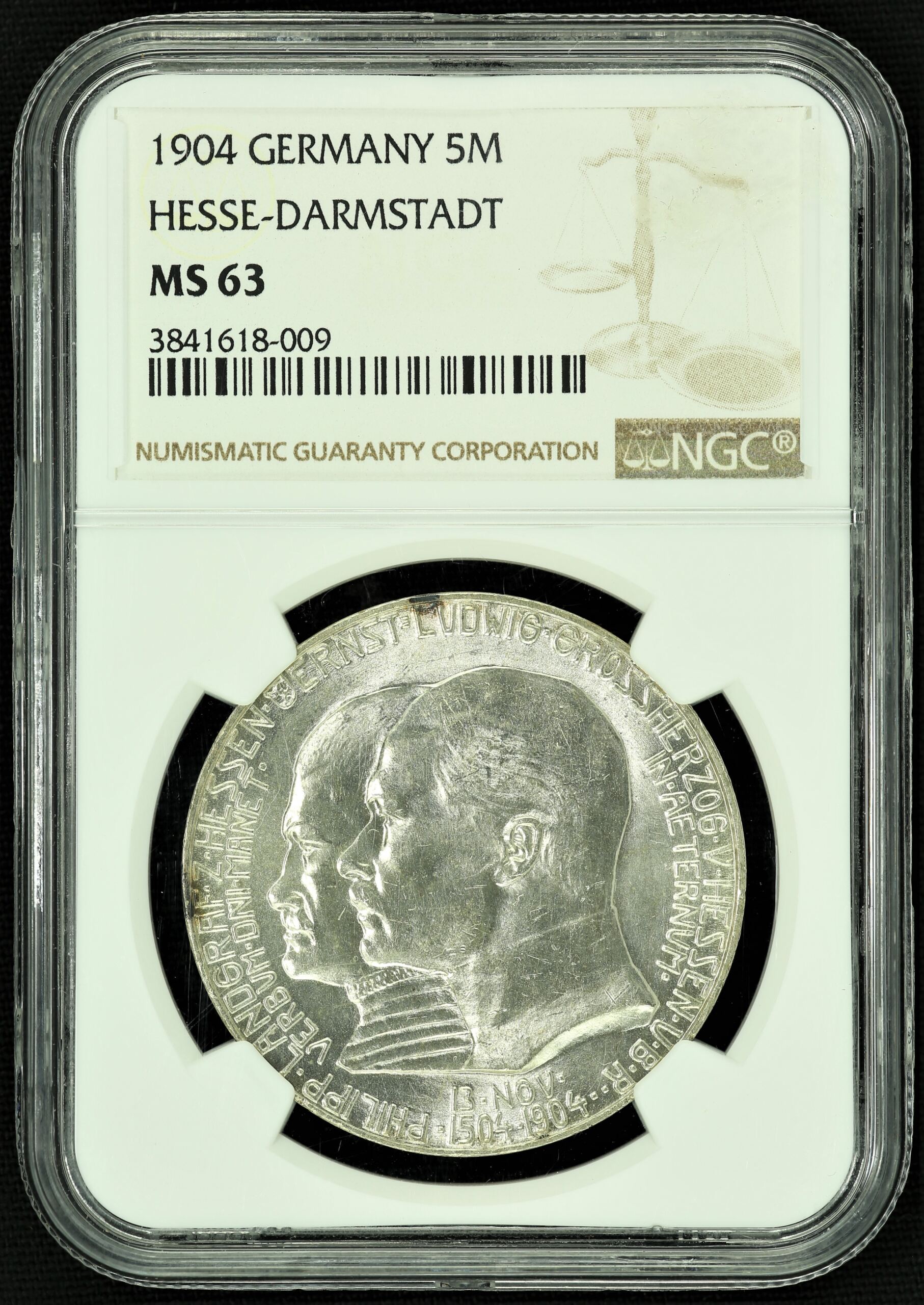 Europe Germany World Coins Europe Germany Hesse-Darmstadt 5 Mark 1904 NGC MS63 44388 Europe Germany Hesse-Darmstadt 5 Mark 1904 NGC MS63 44388Europe Germany Hesse-Darmstadt 5 Mark 1904 NGC MS63 44388