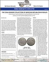 world numismatic newsletter cover image june 2018
