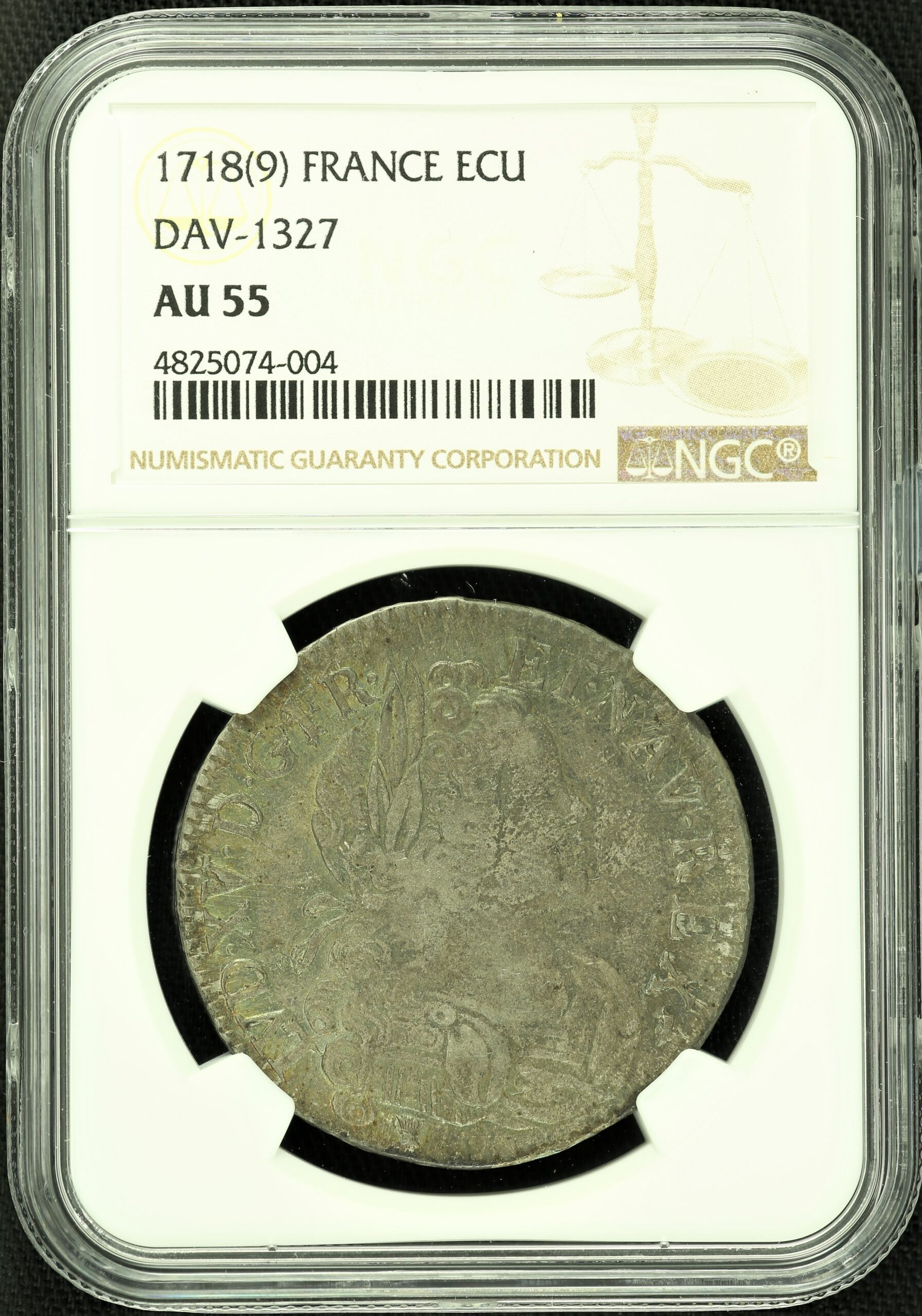 Europe France World Coins France Ecu 1718(9) NGC AU55 0047929 France Ecu 1718(9) NGC AU55 0047929France Ecu 1718(9) NGC AU55 0047929