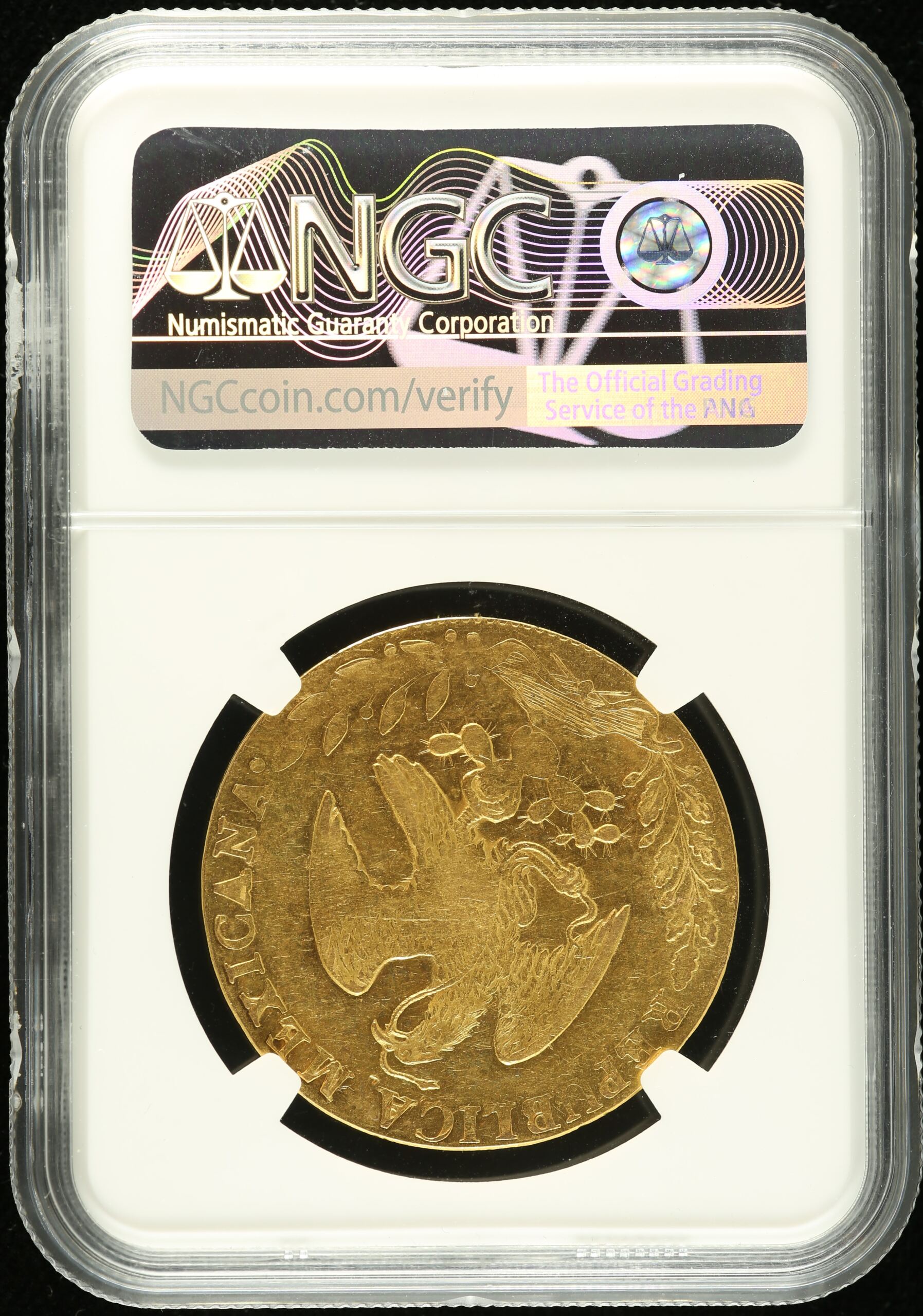 Mexican Coins Republic Gold Republic Gold 8 Escudos 1870 Ho PR NGC AU55 k_35388 Republic Gold 8 Escudos 1870 Ho PR NGC AU55 k_35388Republic Gold 8 Escudos 1870 Ho PR NGC AU55 k_35388 - Image 2