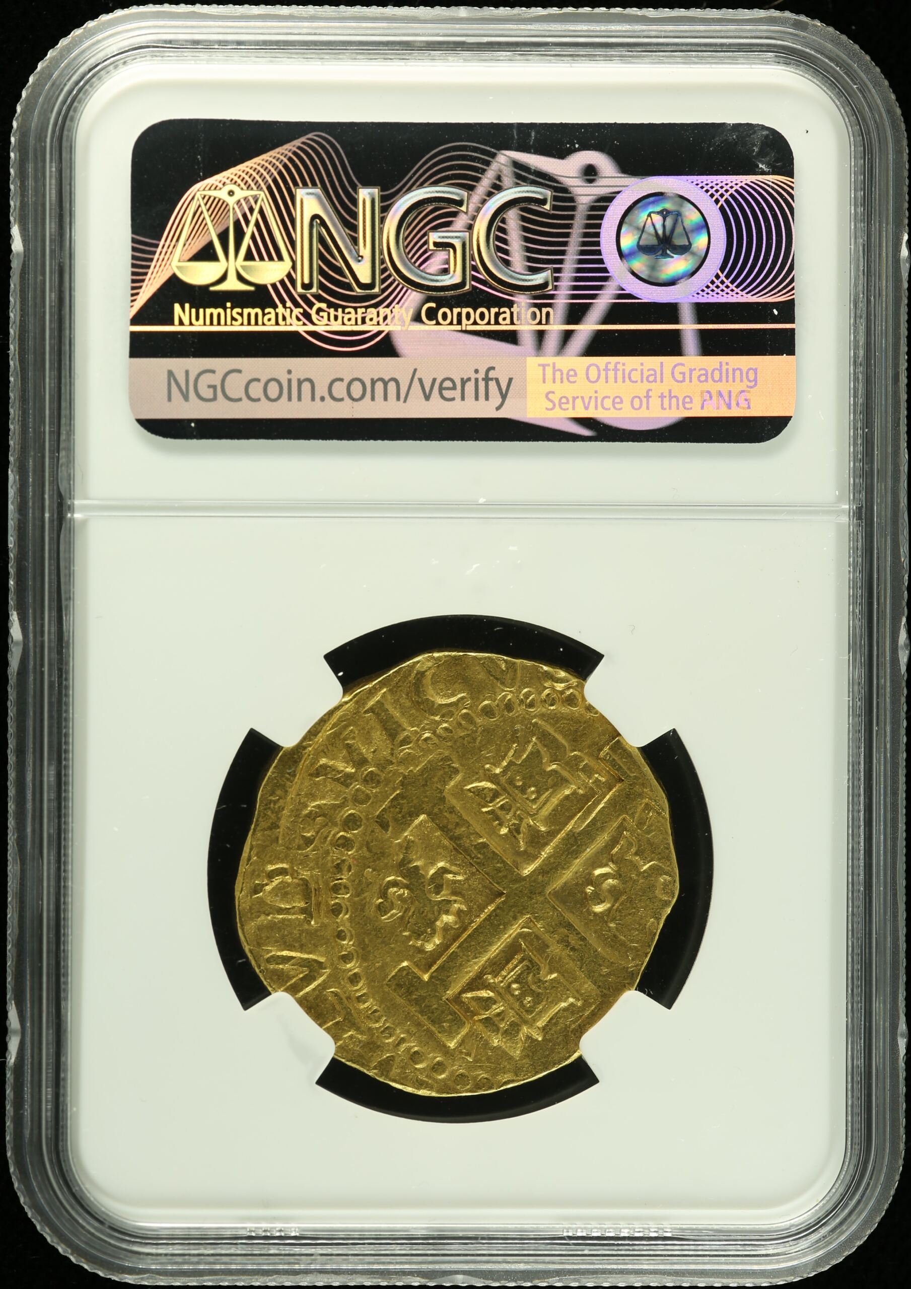 Latin American Coins Peru Peru 8 Escudos 1725/4 L M NGC AU55 k_35400 Peru 8 Escudos 1725/4 L M NGC AU55 k_35400Peru 8 Escudos 1725/4 L M NGC AU55 k_35400 - Image 2