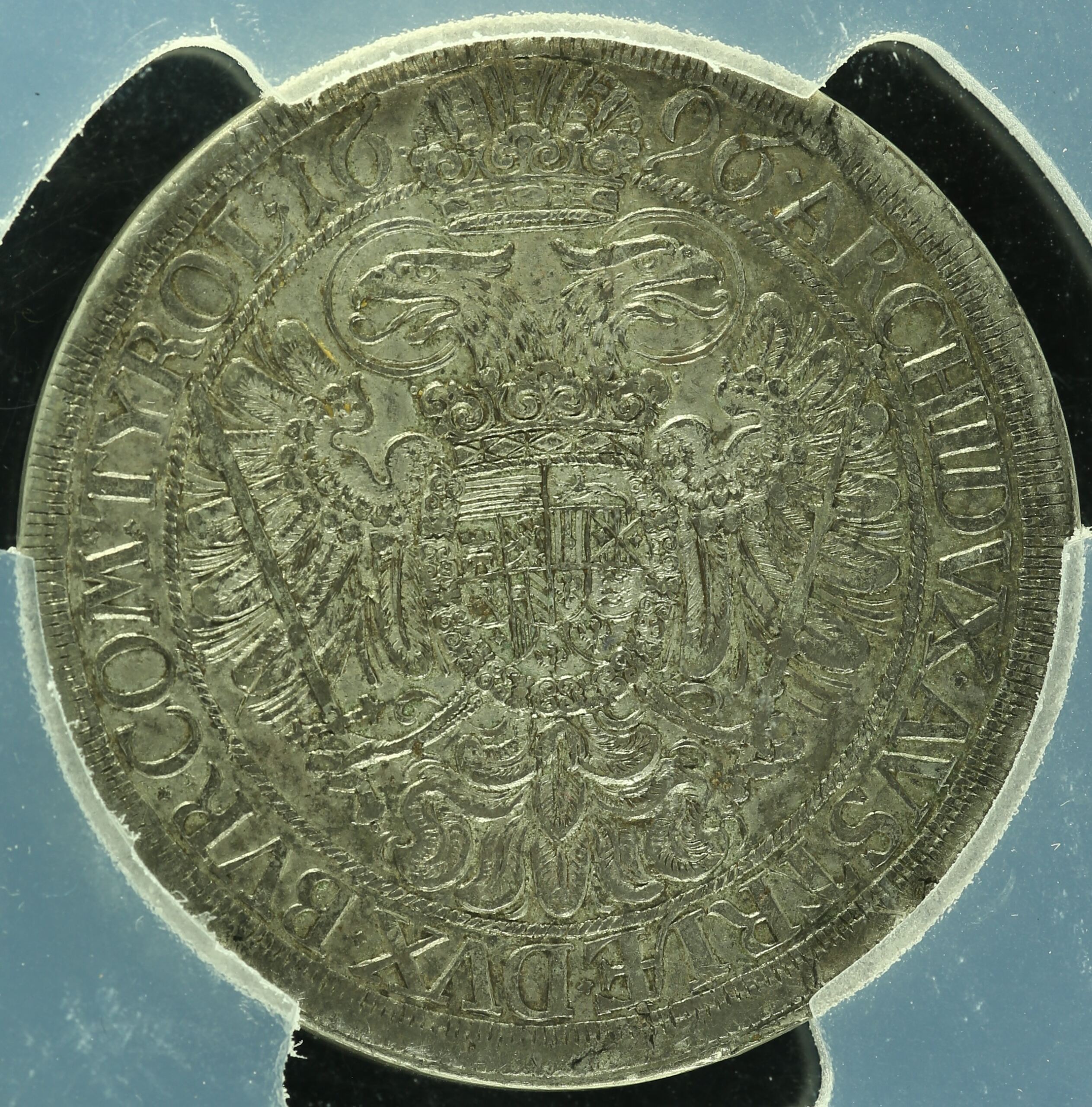 Austria Europe World Coins Austria Taler 1696 PCGS AU55 0108048 Austria Taler 1696 PCGS AU55 0108048Austria Taler 1696 PCGS AU55 0108048 - Image 2