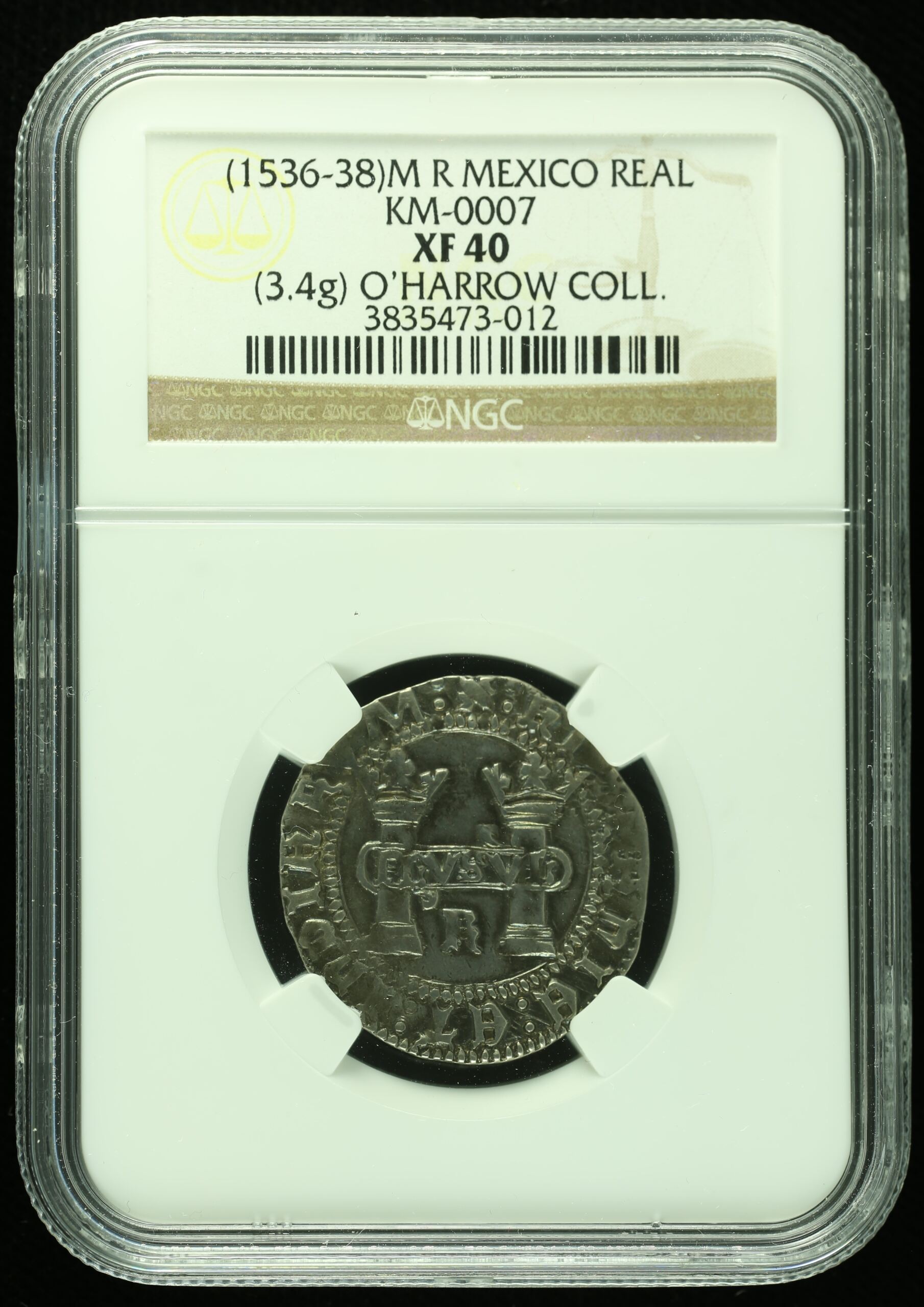 Colonial Silver & Minors Mexican Coins Colonial Silver & Minors Real (1536-38) M R NGC XF40 k_35417 Colonial Silver & Minors Real (1536-38) M R NGC XF40 k_35417Colonial Silver & Minors Real (1536-38) M R NGC XF40 k_35417