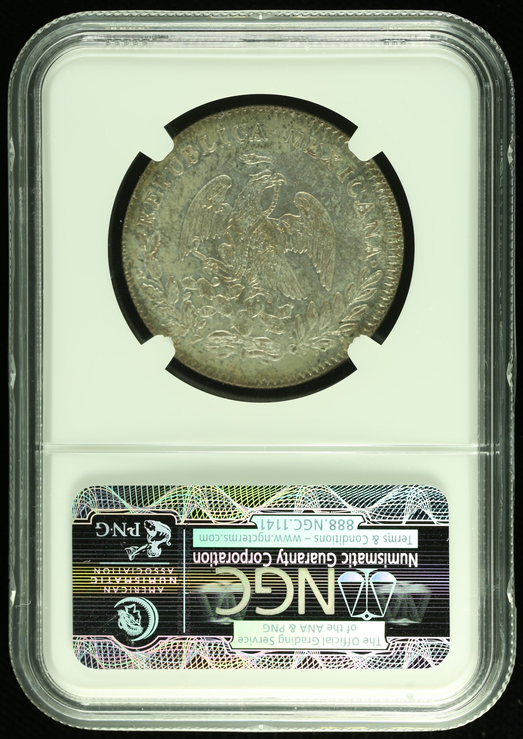 Mexican Coins Republic Silver & Minors Republic Silver & Minors 4 Reales 1846/5 Go PM NGC MS63 k_35428 Republic Silver & Minors 4 Reales 1846/5 Go PM NGC MS63 k_35428Republic Silver & Minors 4 Reales 1846/5 Go PM NGC MS63 k_35428 - Image 2