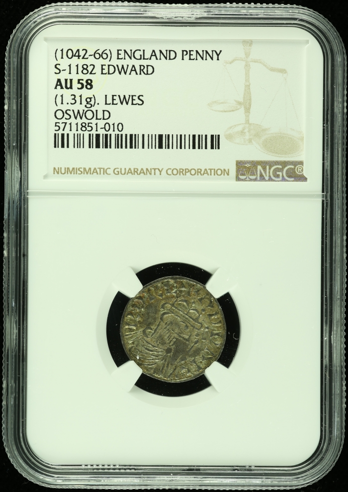 UK (Great Britain) Penny (1042-66) NGC AU58 0108699UK (Great Britain) Penny (1042-66) NGC AU58 0108699