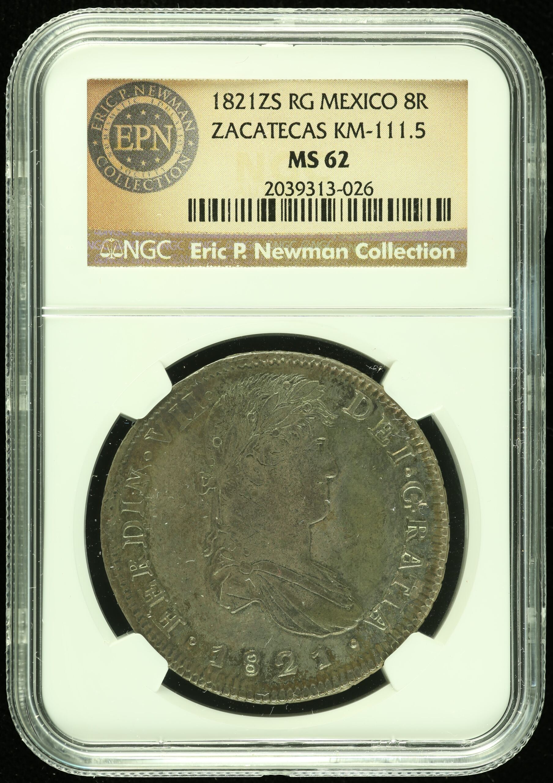 Mexican Coins Republic 8 Reales Zacatecas Zacatecas 8 Reales 1821 Zs RG NGC MS62 k_35466 Zacatecas 8 Reales 1821 Zs RG NGC MS62 k_35466Zacatecas 8 Reales 1821 Zs RG NGC MS62 k_35466