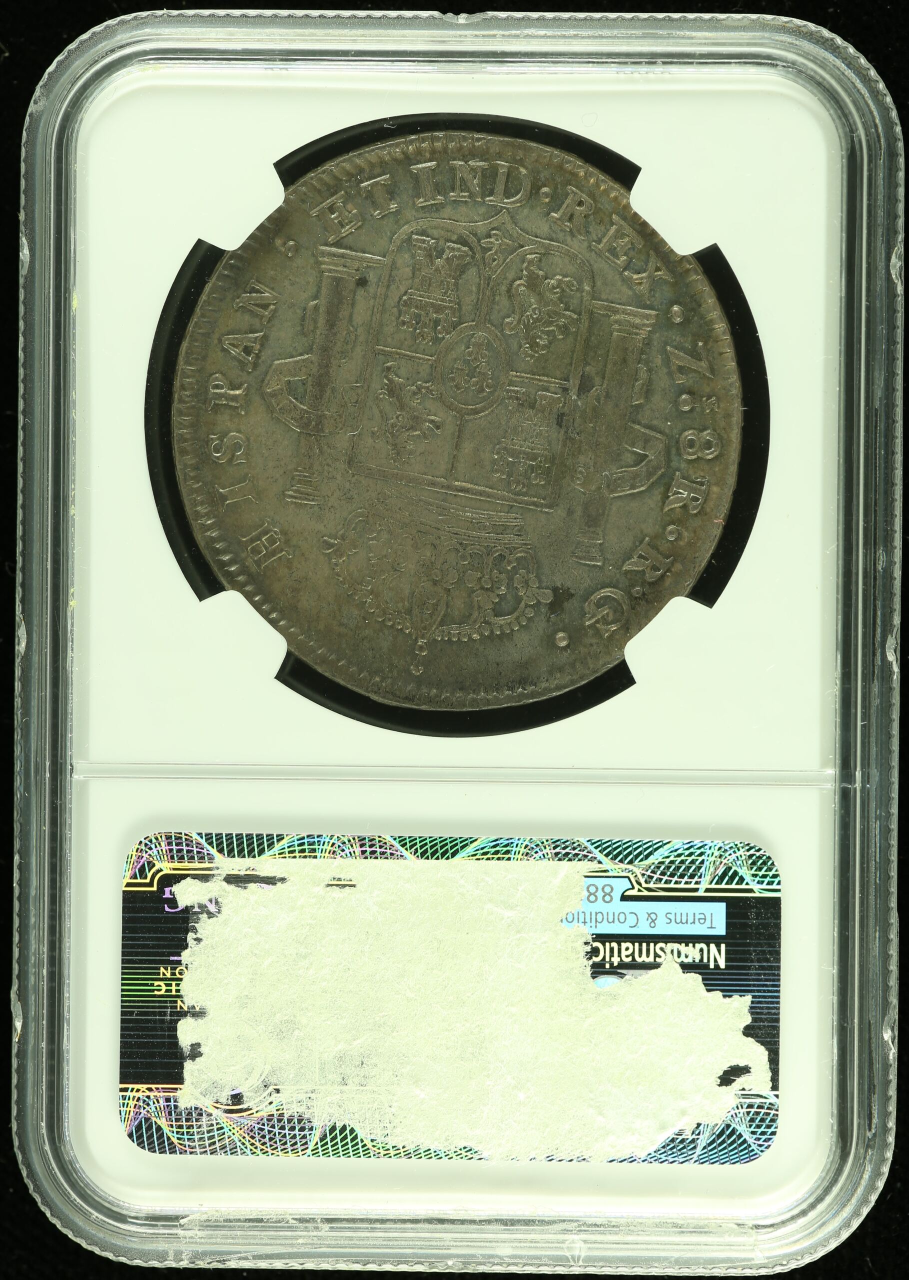 Mexican Coins Republic 8 Reales Zacatecas Zacatecas 8 Reales 1821 Zs RG NGC MS62 k_35466 Zacatecas 8 Reales 1821 Zs RG NGC MS62 k_35466Zacatecas 8 Reales 1821 Zs RG NGC MS62 k_35466 - Image 2