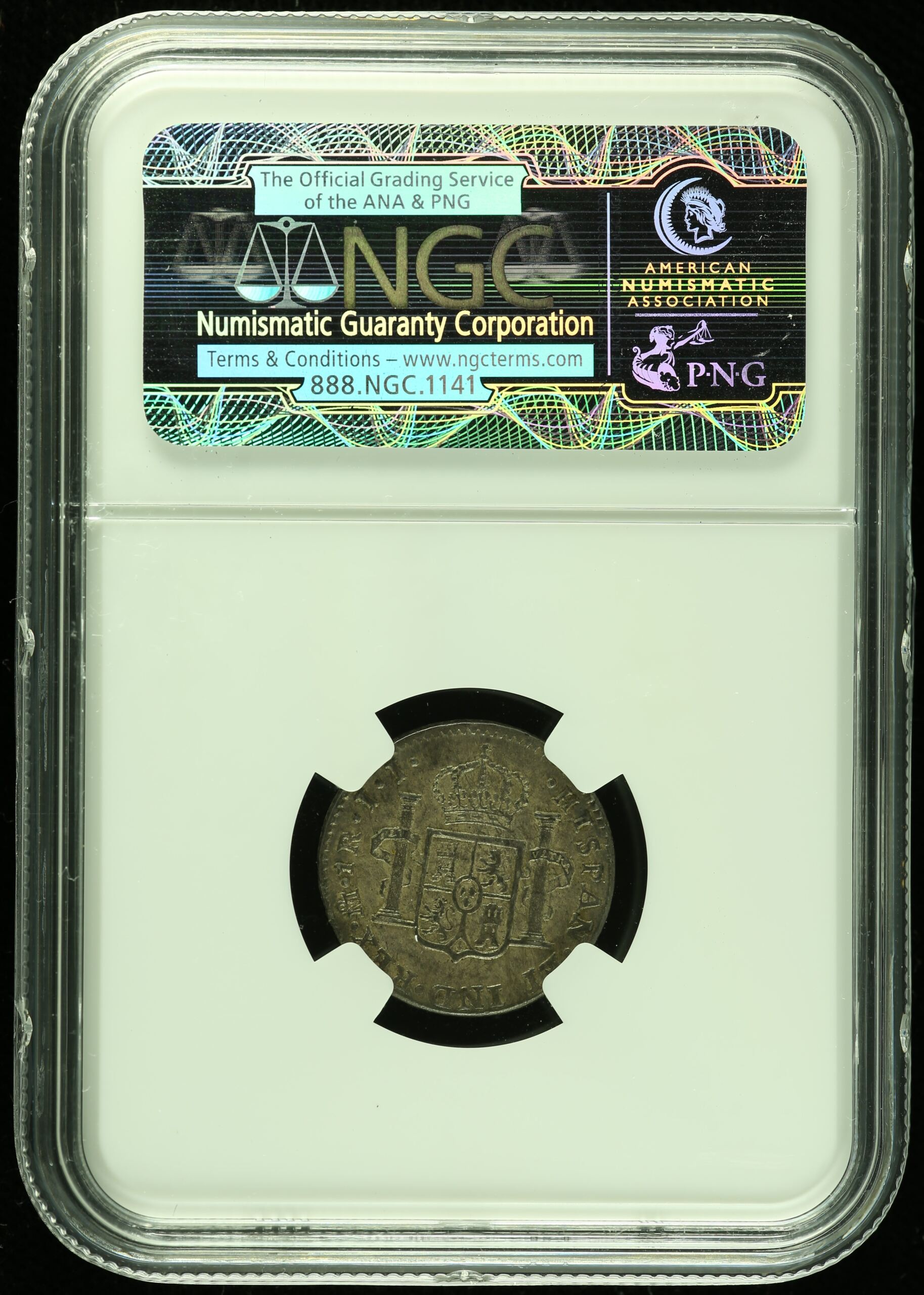 Colonial Silver & Minors Mexican Coins Colonial Silver & Minors Real 1816 Mo JJ NGC MS63 k_35419 Colonial Silver & Minors Real 1816 Mo JJ NGC MS63 k_35419Colonial Silver & Minors Real 1816 Mo JJ NGC MS63 k_35419 - Image 2