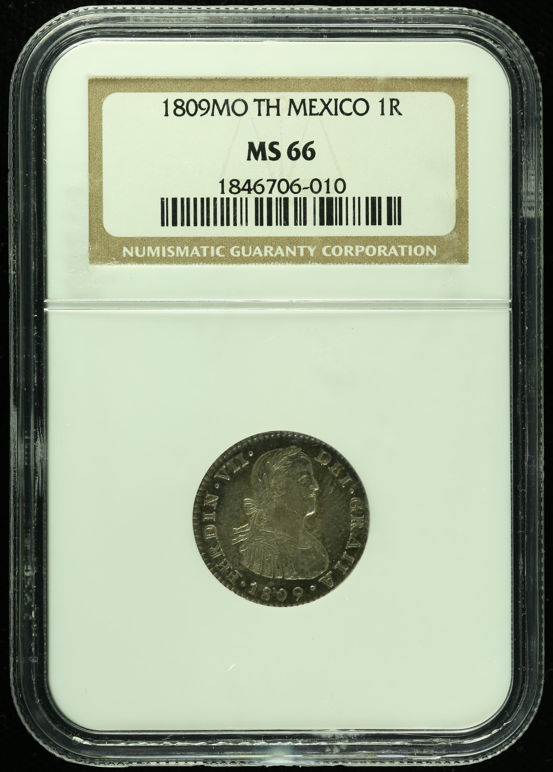 Colonial Silver & Minors Mexican Coins Colonial Silver & Minors Real 1809 Mo TH NGC MS66 k_35593 Colonial Silver & Minors Real 1809 Mo TH NGC MS66 k_35593Colonial Silver & Minors Real 1809 Mo TH NGC MS66 k_35593