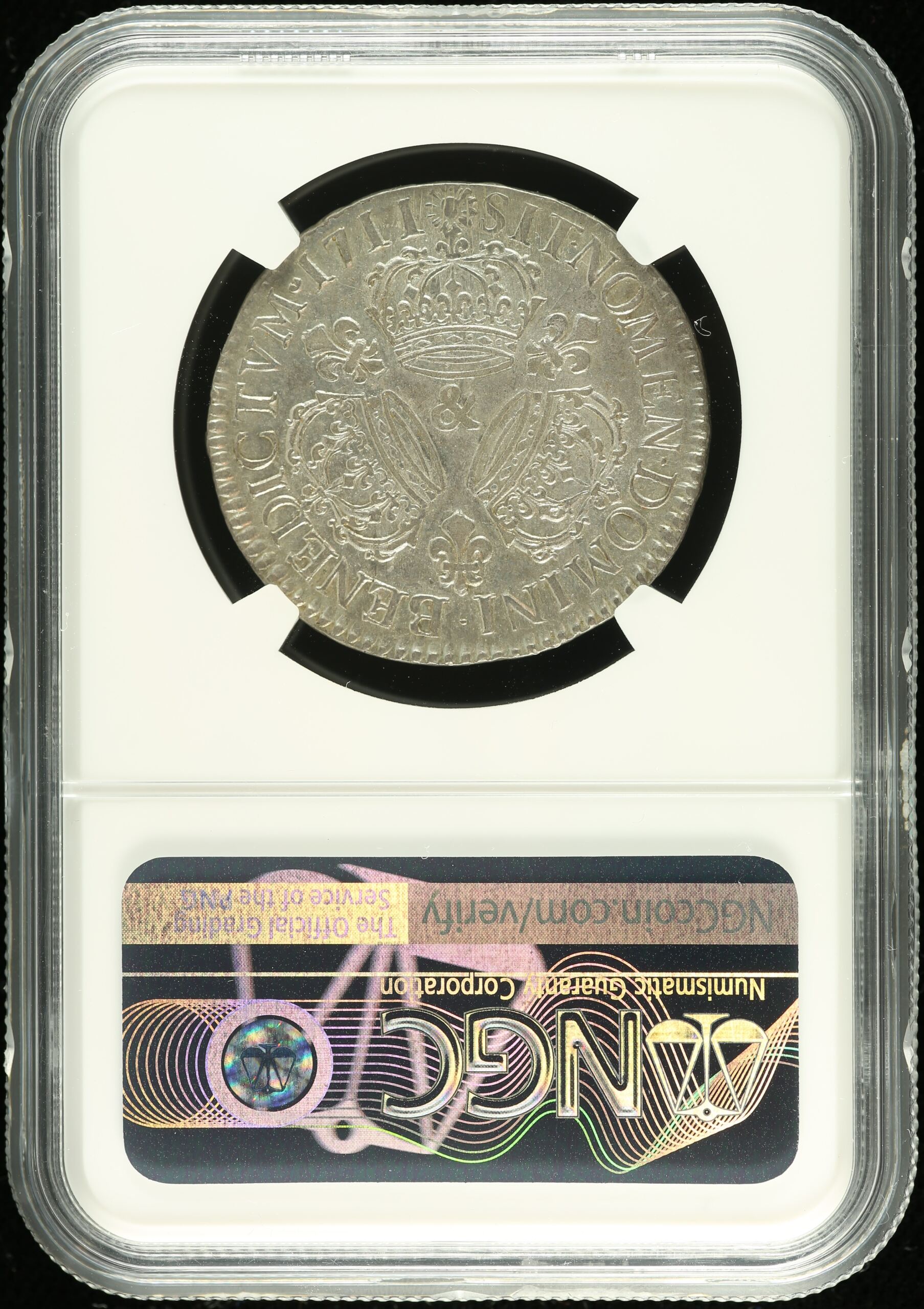 Europe France World Coins France 1/2 Ecu 1711 & NGC AU55 0111749 France 1/2 Ecu 1711 & NGC AU55 0111749France 1/2 Ecu 1711 & NGC AU55 0111749 - Image 2