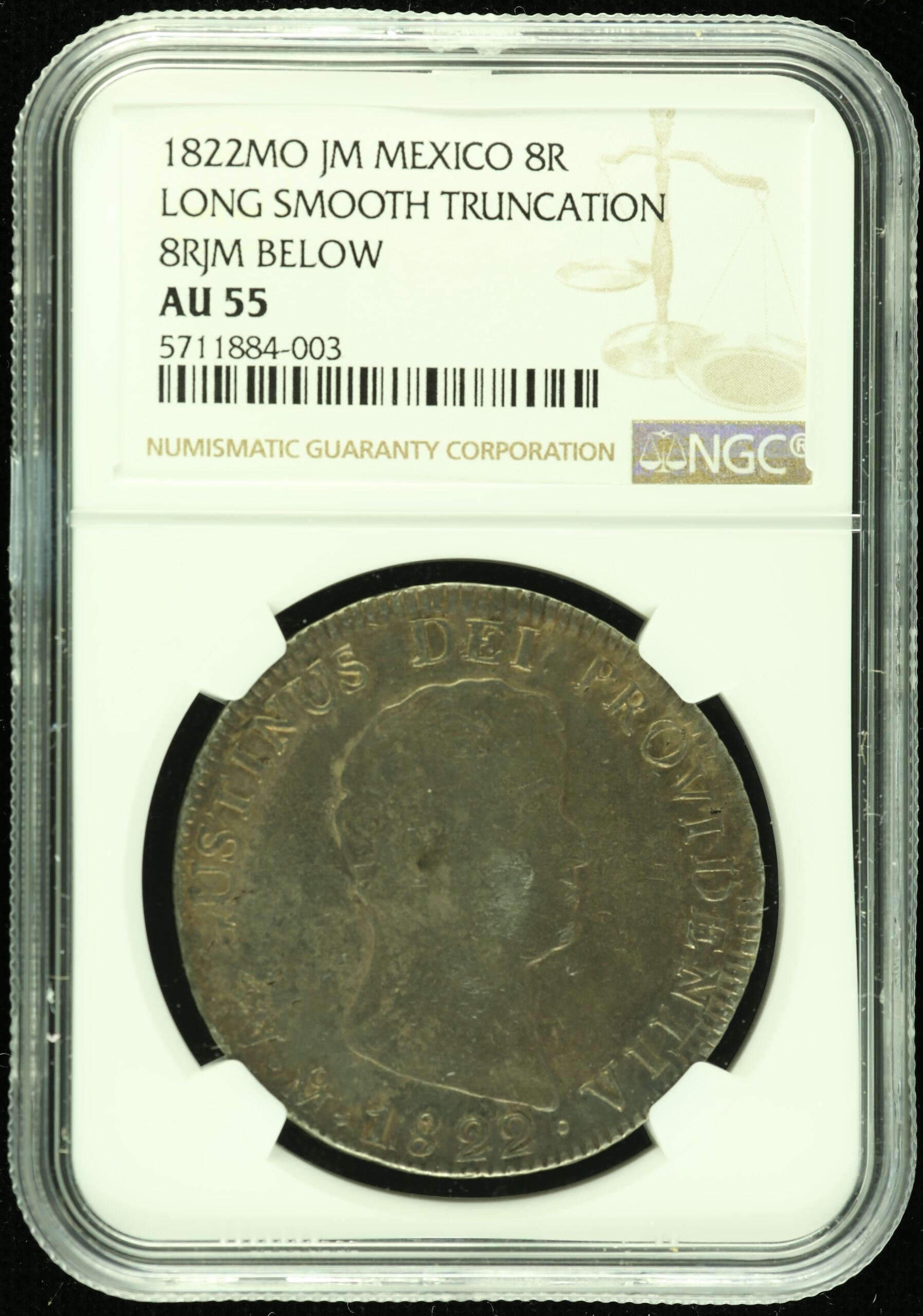 Imperial Era Mexican Coins Imperial Era 8 Reales 1822 Mo JM NGC AU55 k_35824 Imperial Era 8 Reales 1822 Mo JM NGC AU55 k_35824Imperial Era 8 Reales 1822 Mo JM NGC AU55 k_35824