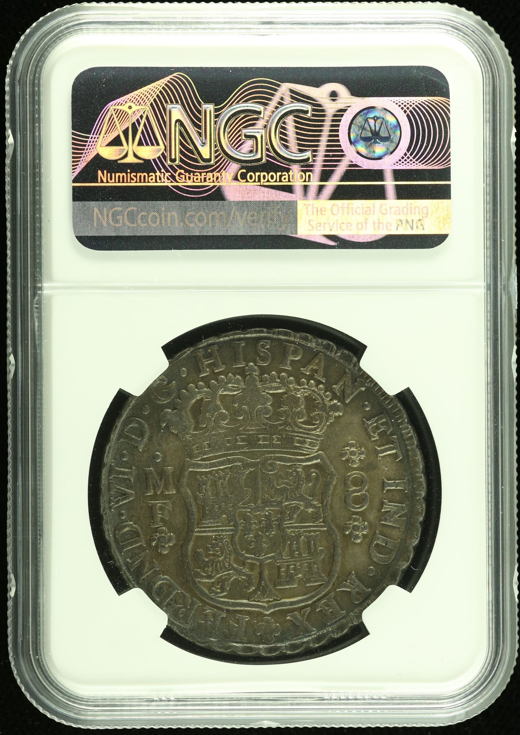 Colonial Silver & Minors Mexican Coins Colonial Silver & Minors 8 Reales 1747 Mo MF NGC MS62 0112403 Colonial Silver & Minors 8 Reales 1747 Mo MF NGC MS62 0112403Colonial Silver & Minors 8 Reales 1747 Mo MF NGC MS62 0112403 - Image 2