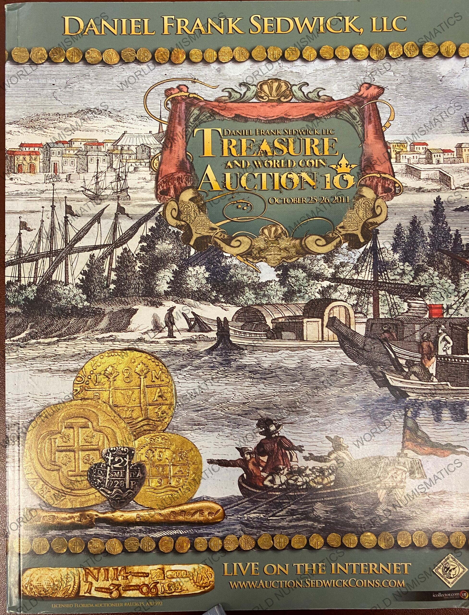 Auction Catalogs  Books Daniel Frank Sedwick Treasure Auction #10 October 25-26, 2011 0112486 Daniel Frank Sedwick Treasure Auction #10 October 25-26, 2011 0112486Daniel Frank Sedwick Treasure Auction #10 October 25-26, 2011 0112486