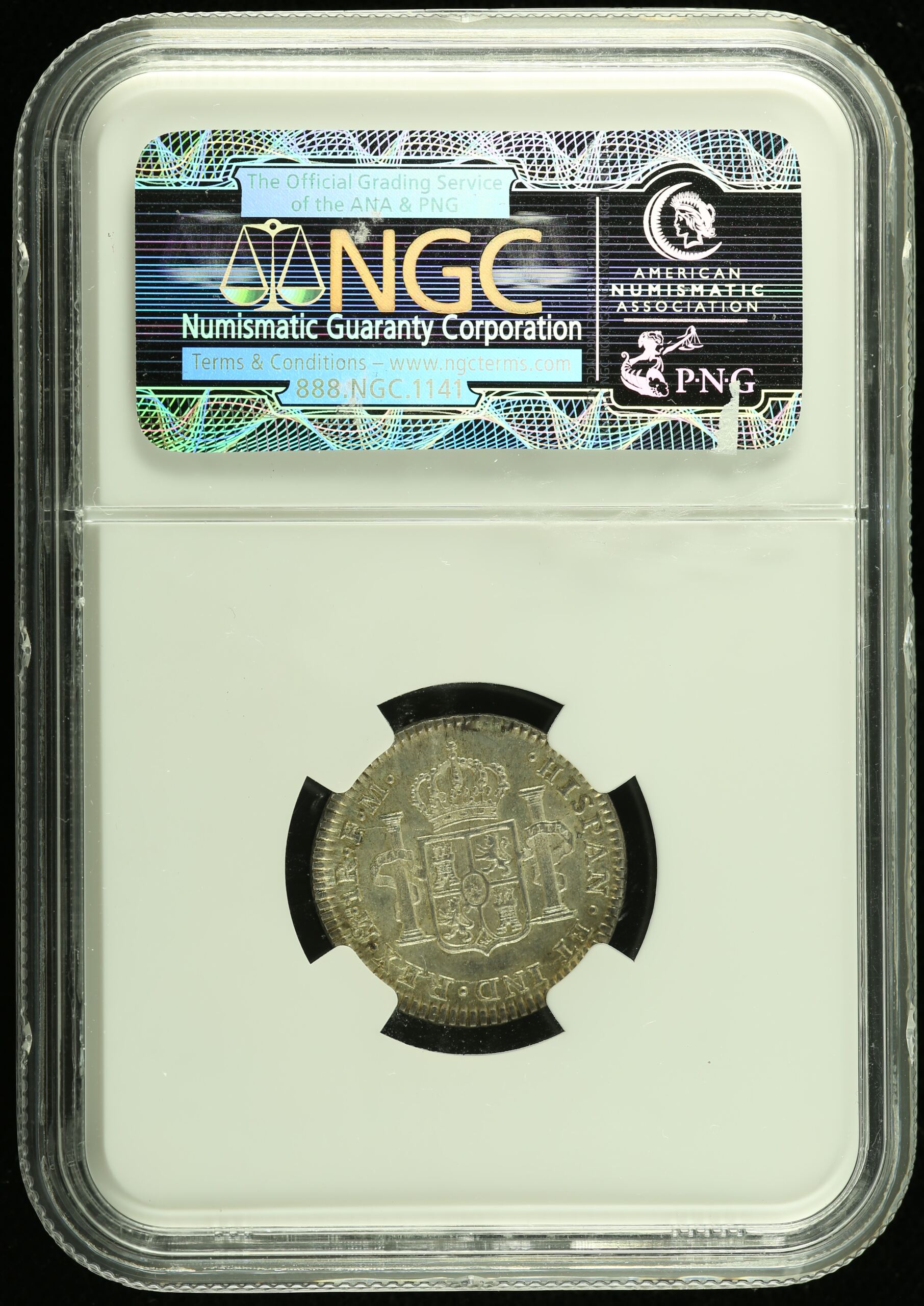 Colonial Silver & Minors Mexican Coins Colonial Silver & Minors Real 1800 Mo FM NGC MS63 0112813 Colonial Silver & Minors Real 1800 Mo FM NGC MS63 0112813Colonial Silver & Minors Real 1800 Mo FM NGC MS63 0112813 - Image 2