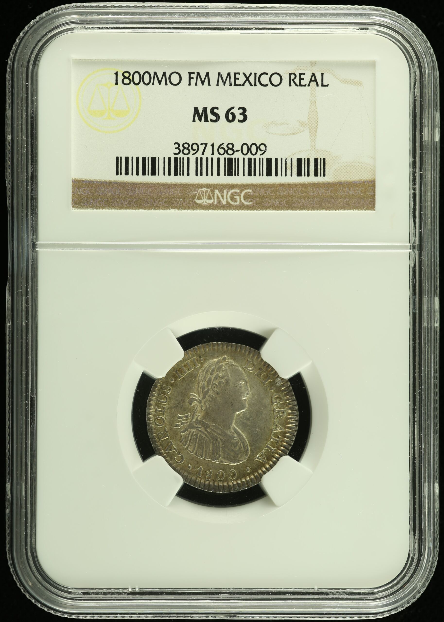Colonial Silver & Minors Mexican Coins Colonial Silver & Minors Real 1800 Mo FM NGC MS63 0112813 Colonial Silver & Minors Real 1800 Mo FM NGC MS63 0112813Colonial Silver & Minors Real 1800 Mo FM NGC MS63 0112813
