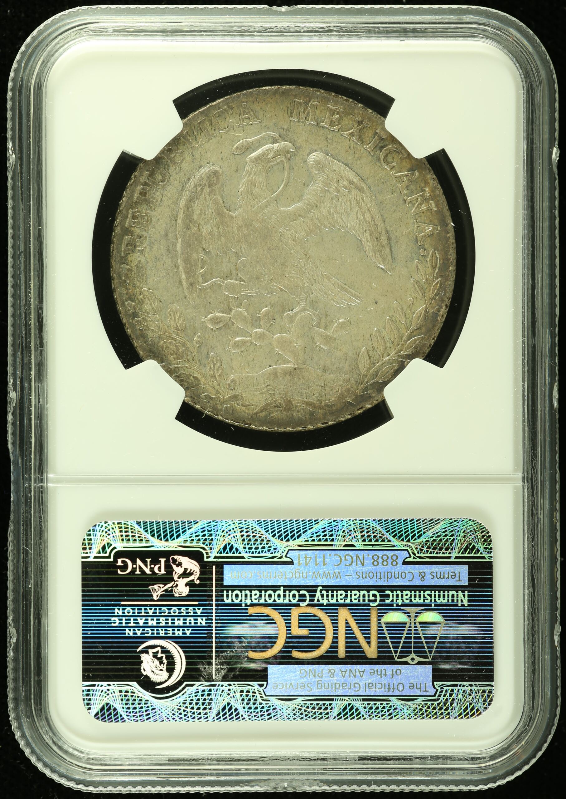 Mexican Coins Mexico City Republic 8 Reales Mexico City 8 Reales 1887 Mo MH NGC MS61 0113321 Mexico City 8 Reales 1887 Mo MH NGC MS61 0113321Mexico City 8 Reales 1887 Mo MH NGC MS61 0113321 - Image 2