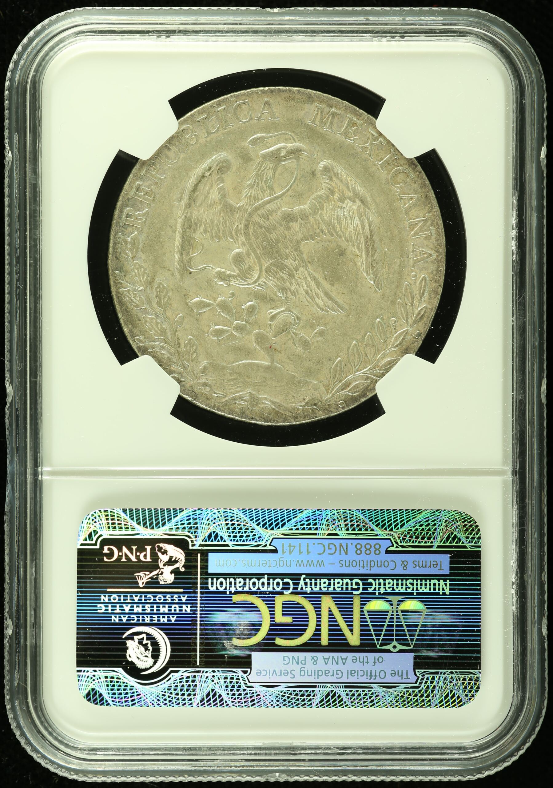 Mexican Coins Mexico City Republic 8 Reales Mexico City 8 Reales 1888 Mo MH NGC MS61 0113326 Mexico City 8 Reales 1888 Mo MH NGC MS61 0113326Mexico City 8 Reales 1888 Mo MH NGC MS61 0113326 - Image 2