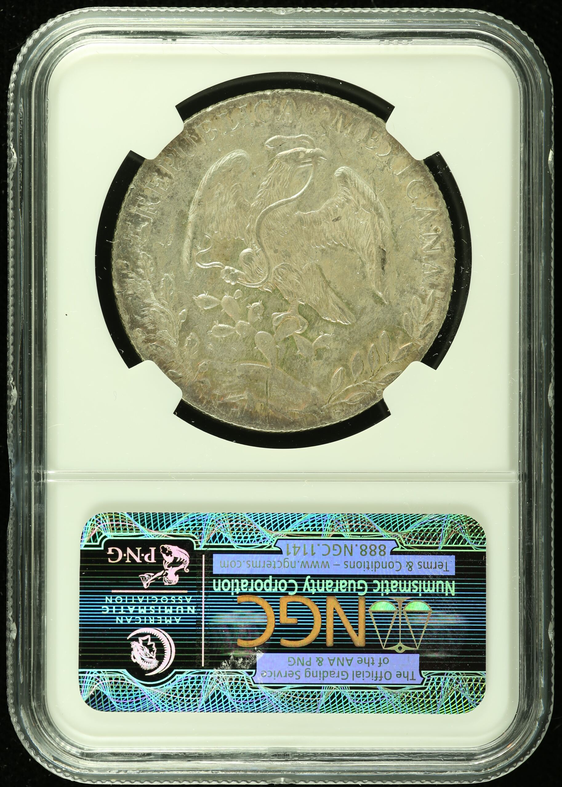 Mexican Coins Mexico City Republic 8 Reales Mexico City 8 Reales 1889 Mo MH NGC MS61 0113328 Mexico City 8 Reales 1889 Mo MH NGC MS61 0113328Mexico City 8 Reales 1889 Mo MH NGC MS61 0113328 - Image 2