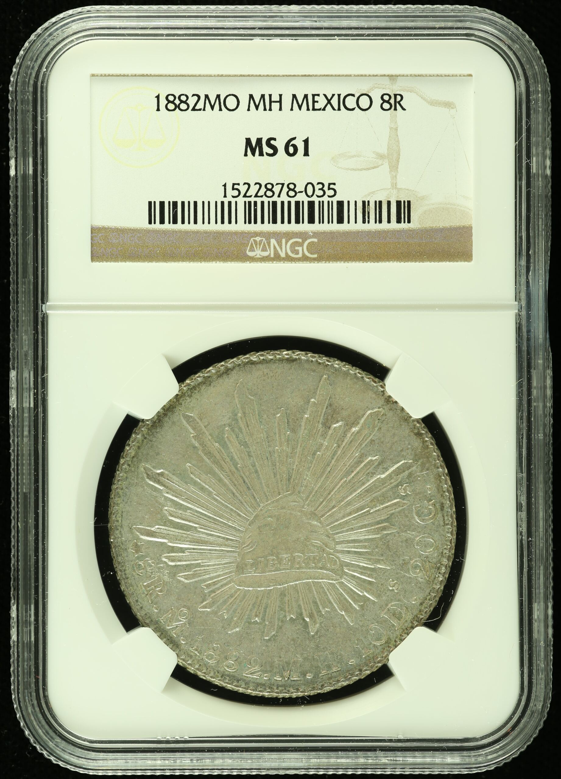 Mexican Coins Mexico City Republic 8 Reales Mexico City 8 Reales 1882 Mo MH NGC MS61 0113330 Mexico City 8 Reales 1882 Mo MH NGC MS61 0113330Mexico City 8 Reales 1882 Mo MH NGC MS61 0113330