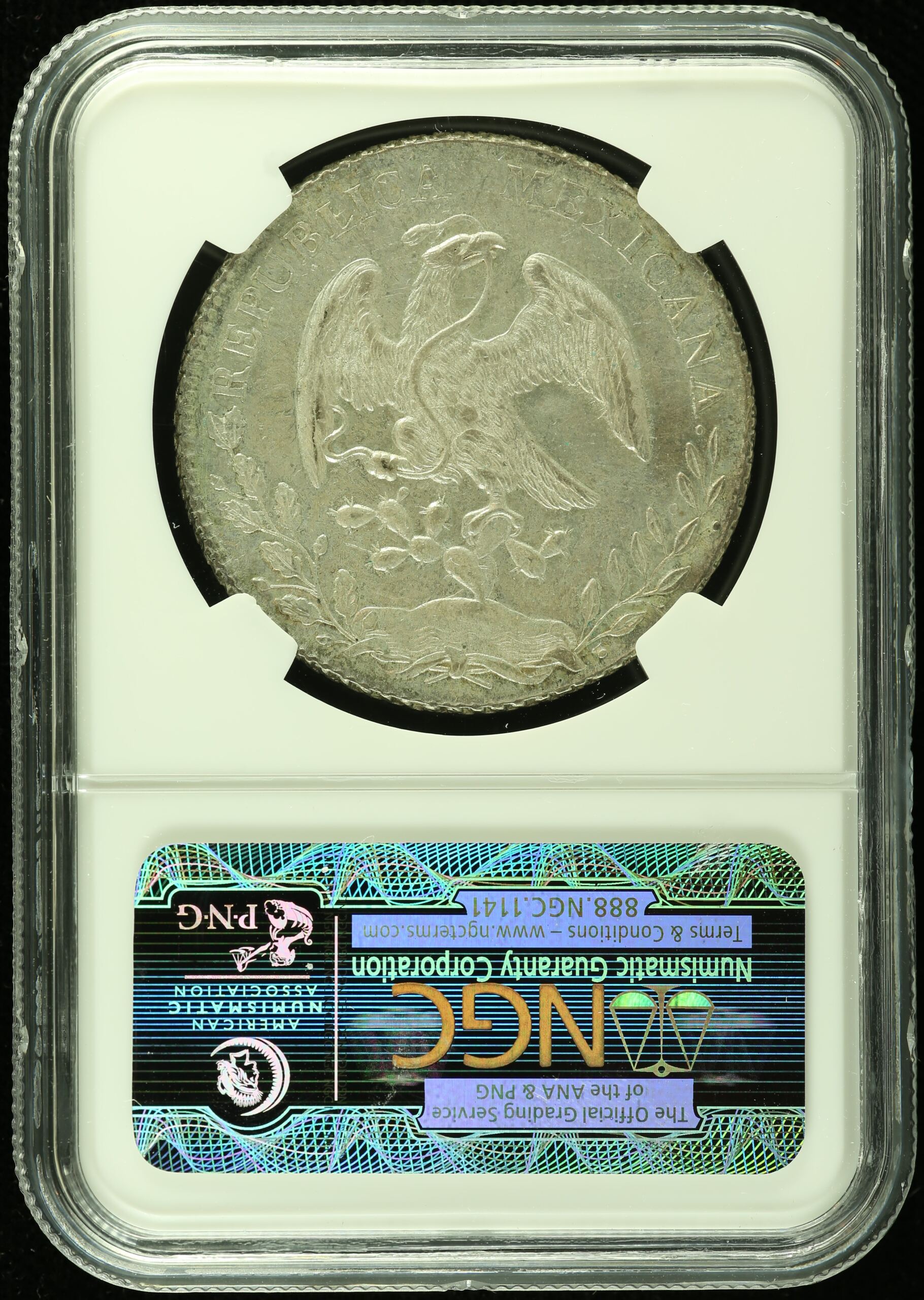 Mexican Coins Mexico City Republic 8 Reales Mexico City 8 Reales 1882 Mo MH NGC MS61 0113330 Mexico City 8 Reales 1882 Mo MH NGC MS61 0113330Mexico City 8 Reales 1882 Mo MH NGC MS61 0113330 - Image 2