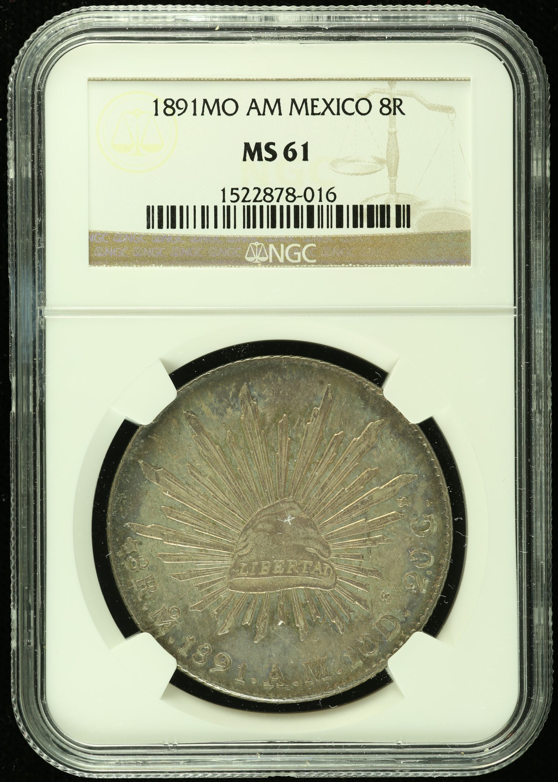 Mexican Coins Mexico City Republic 8 Reales Mexico City 8 Reales 1891 Mo AM NGC MS61 0113332 Mexico City 8 Reales 1891 Mo AM NGC MS61 0113332Mexico City 8 Reales 1891 Mo AM NGC MS61 0113332