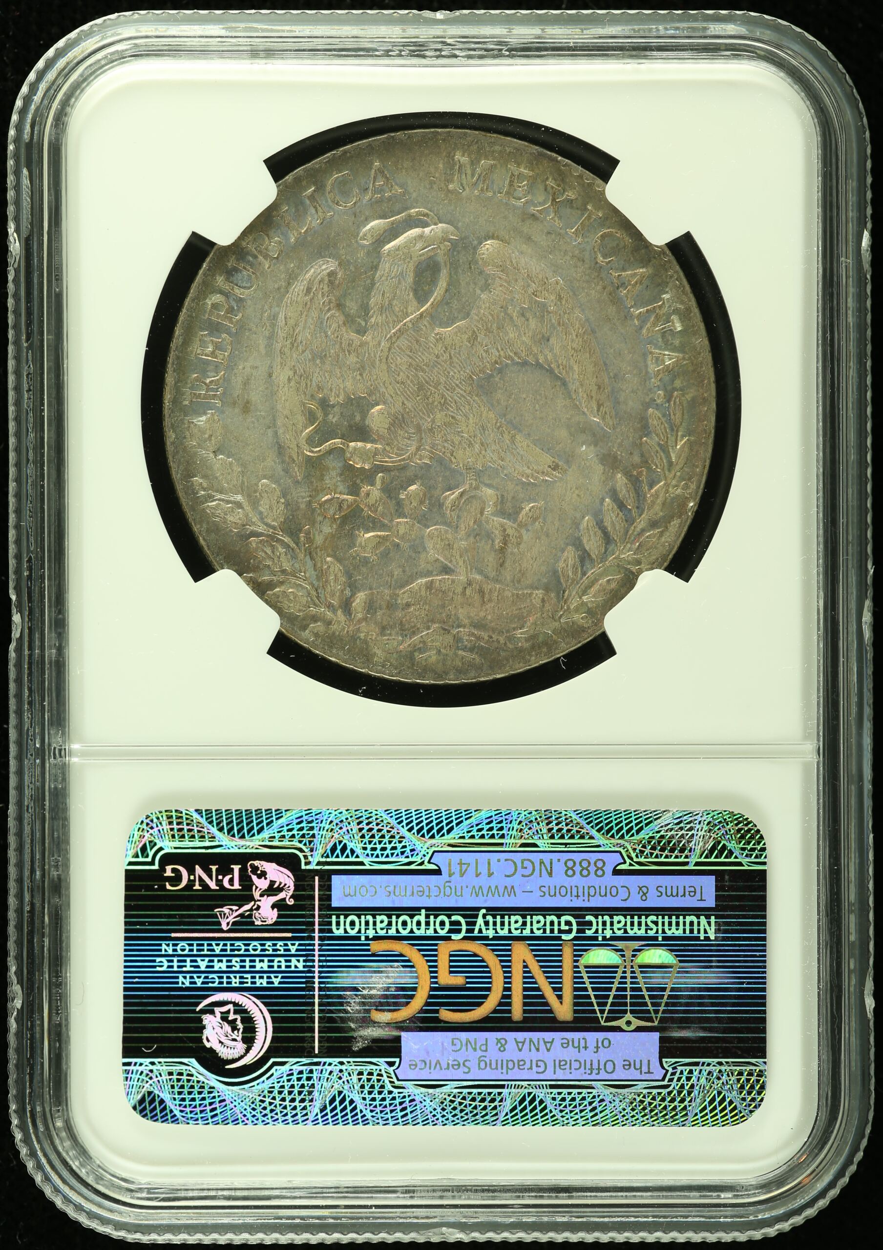Mexican Coins Mexico City Republic 8 Reales Mexico City 8 Reales 1891 Mo AM NGC MS61 0113332 Mexico City 8 Reales 1891 Mo AM NGC MS61 0113332Mexico City 8 Reales 1891 Mo AM NGC MS61 0113332 - Image 2