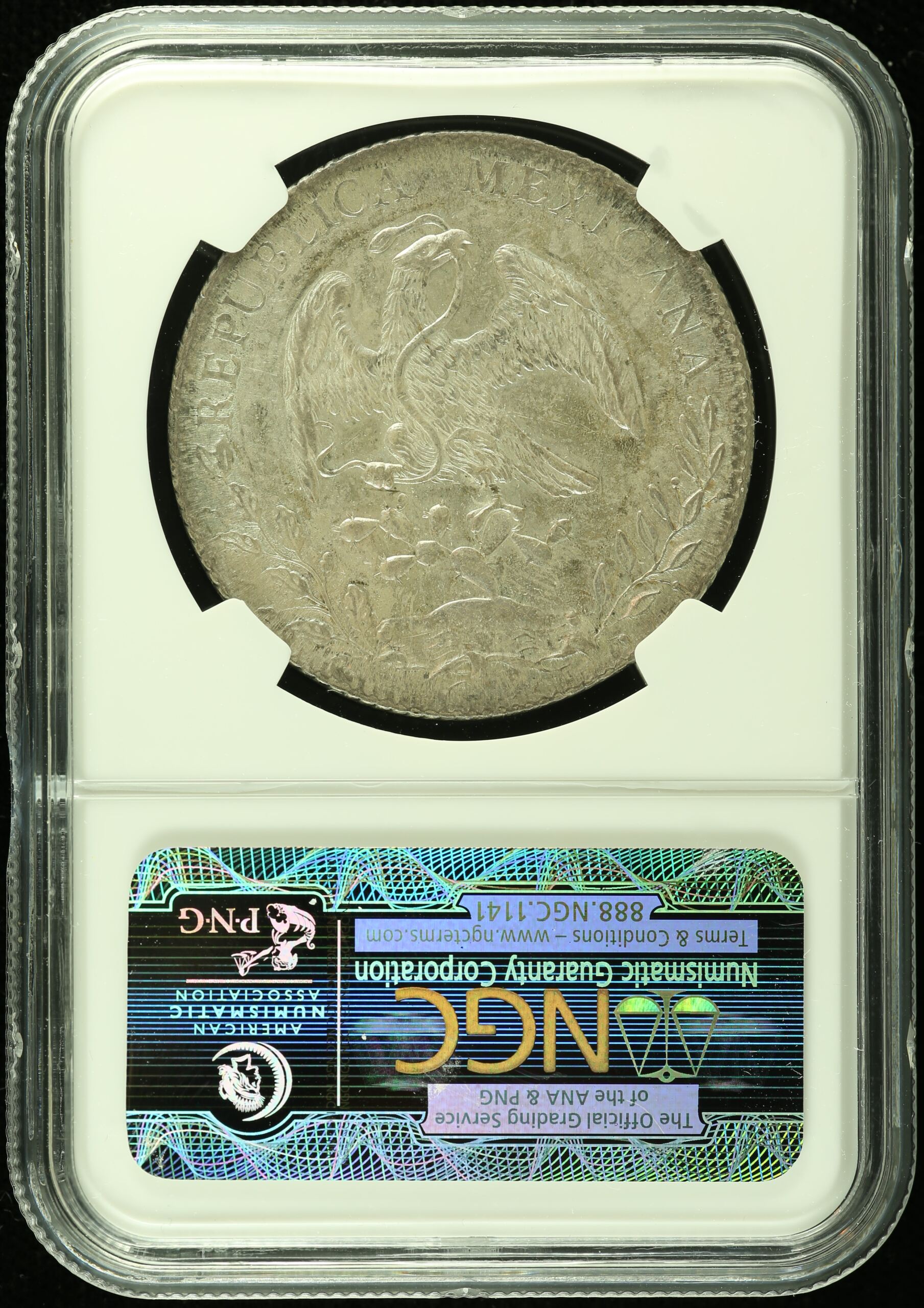 Mexican Coins Potosi Republic 8 Reales Potosi 8 Reales 1891 Pi MR NGC MS61 0113335 Potosi 8 Reales 1891 Pi MR NGC MS61 0113335Potosi 8 Reales 1891 Pi MR NGC MS61 0113335 - Image 2