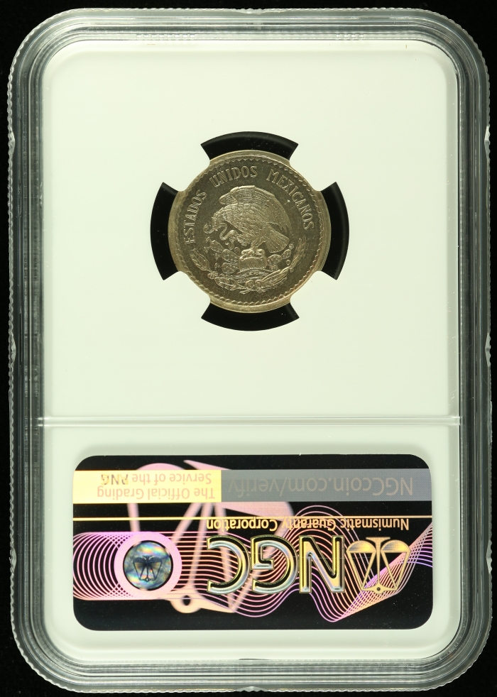 Modern Silver & Minors 5 Centavos 1938 M NGC MS65 0114775Modern Silver & Minors 5 Centavos 1938 M NGC MS65 0114775 - Image 2