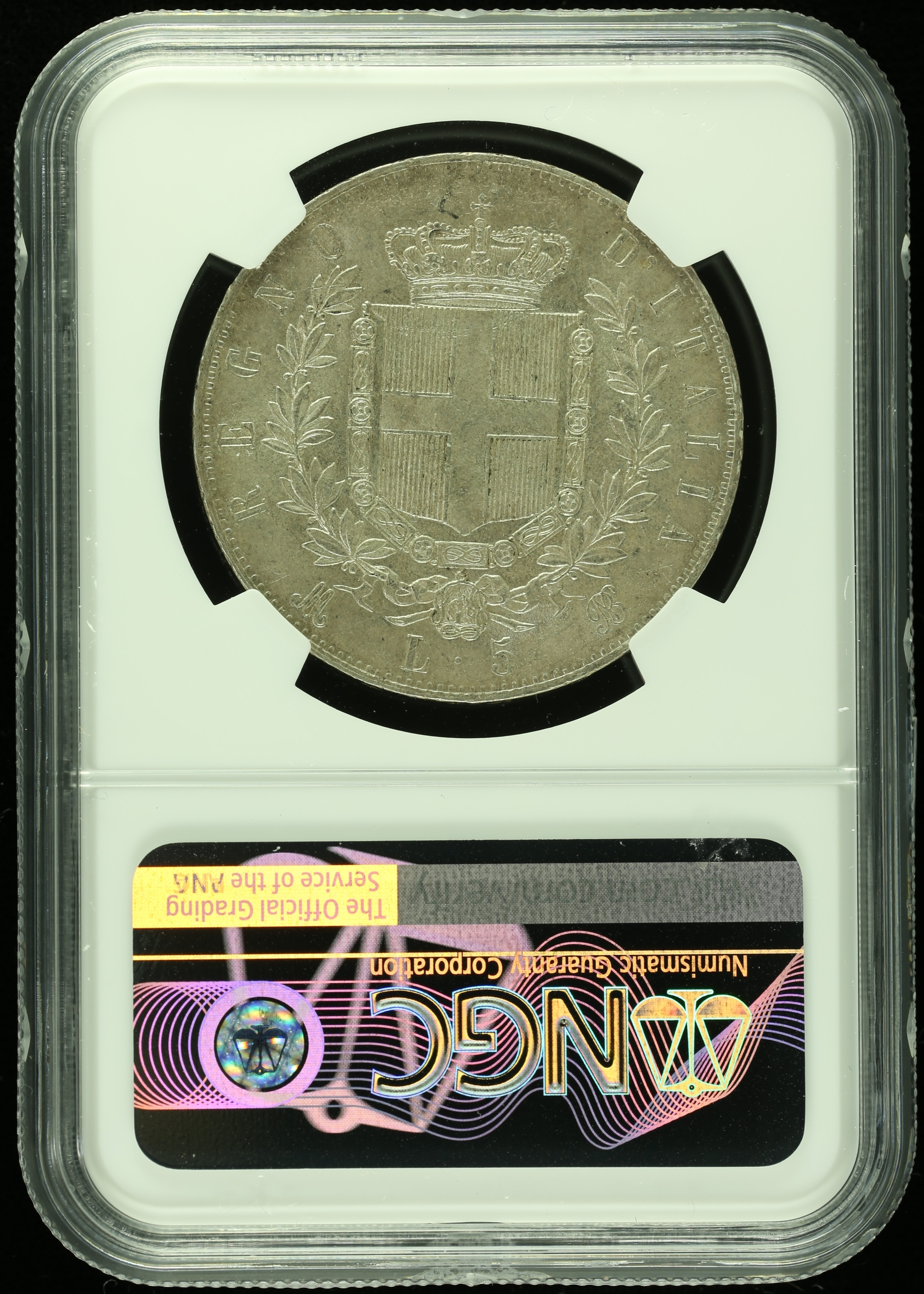 Europe Italy/San Marino/Vatican World Coins Italy/San Marino/Vatican 5 Lire 1874 M BN NGC MS62 0119061 Italy/San Marino/Vatican 5 Lire 1874 M BN NGC MS62 0119061Italy/San Marino/Vatican 5 Lire 1874 M BN NGC MS62 0119061 - Image 2