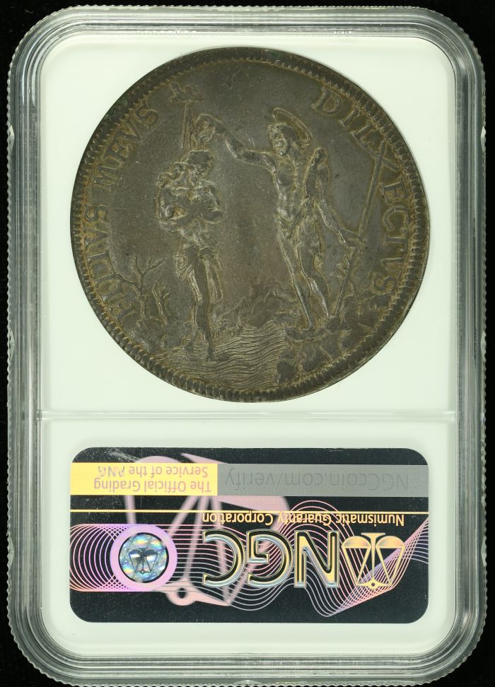 Italy/San Marino/Vatican Piastre 1677 NGC XF40 0121534Italy/San Marino/Vatican Piastre 1677 NGC XF40 0121534 - Image 2