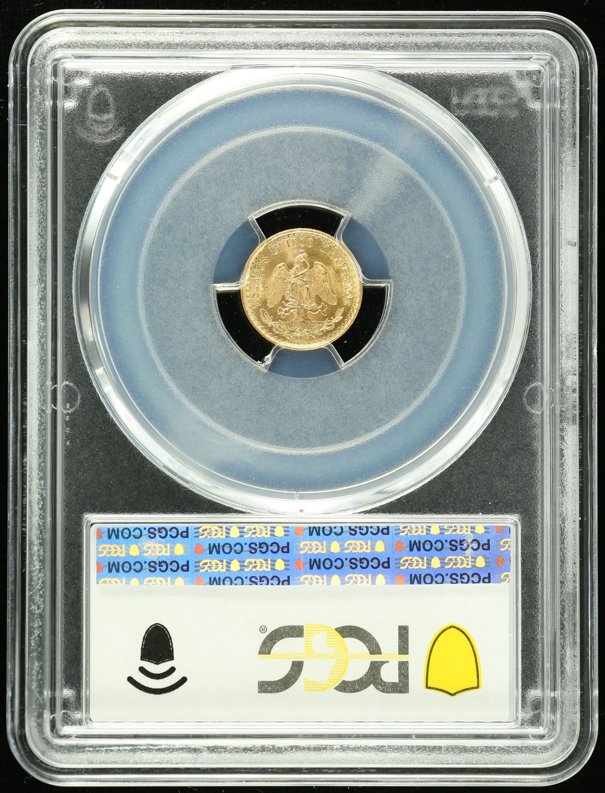 Mexican Coins Modern Gold Modern Gold 2 Pesos 1945 Mo PCGS MS66 0122101 Modern Gold 2 Pesos 1945 Mo PCGS MS66 0122101Modern Gold 2 Pesos 1945 Mo PCGS MS66 0122101 - Image 2