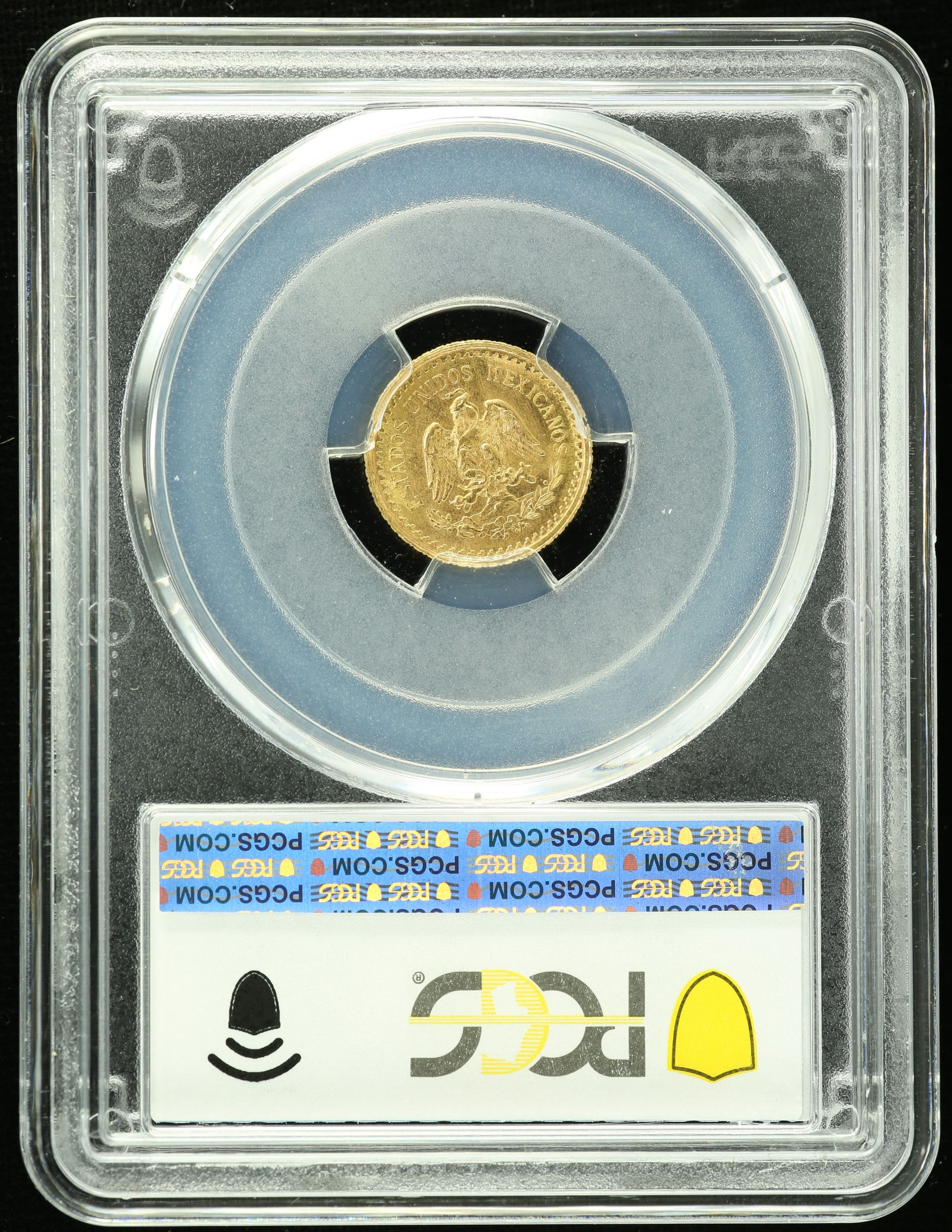 Mexican Coins Modern Gold Modern Gold 2 1/2 Pesos 1945 Mo PCGS MS65 0122103 Modern Gold 2 1/2 Pesos 1945 Mo PCGS MS65 0122103Modern Gold 2 1/2 Pesos 1945 Mo PCGS MS65 0122103 - Image 2