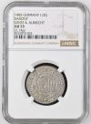 Germany 1/2 Schwertgroschen 1482 Saxony NGC AU53 0123539