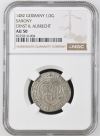 Germany 1/2 Schwertgroschen 1482 Saxony NGC AU50 0123541