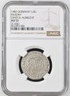 Germany 1/2 Schwertgroschen 1482 Saxony NGC AU53 0123543