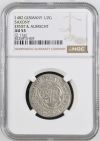 Germany 1/2 Groschen 1482 Saxony NGC AU53 0123544