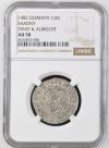 Germany 1/2 Groschen 1482 Saxony NGC AU58 0123545